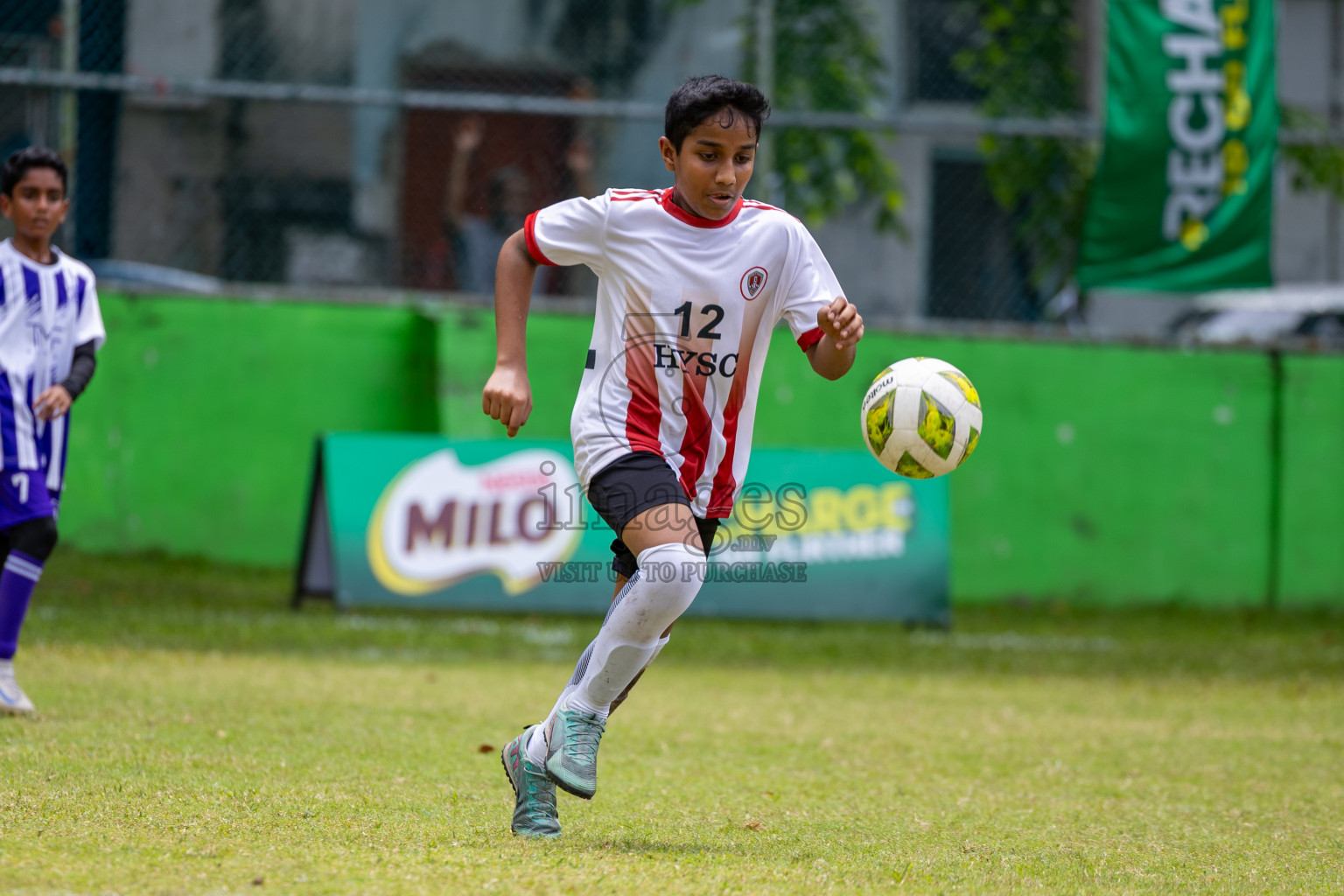 Day 1 of MILO Academy Championship 2025 (U-12) was held at Henveiru Stadium in Male', Maldives on Thursday, 1st May 2025. Photos: Ismail Thoriq / images.mv