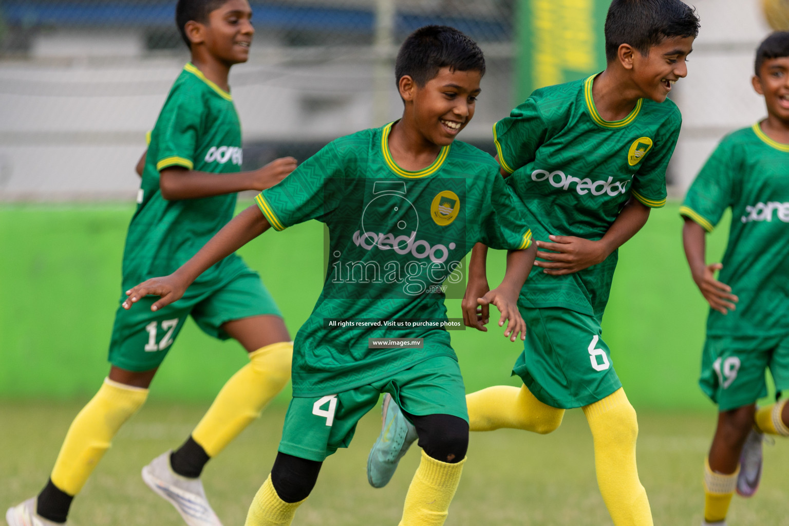 Day 1 of MILO Academy Championship 2023 (U12) was held in Henveiru Football Grounds, Male', Maldives, on Friday, 18th August 2023. Photos: Mohamed Mahfooz Moosa / images.mv