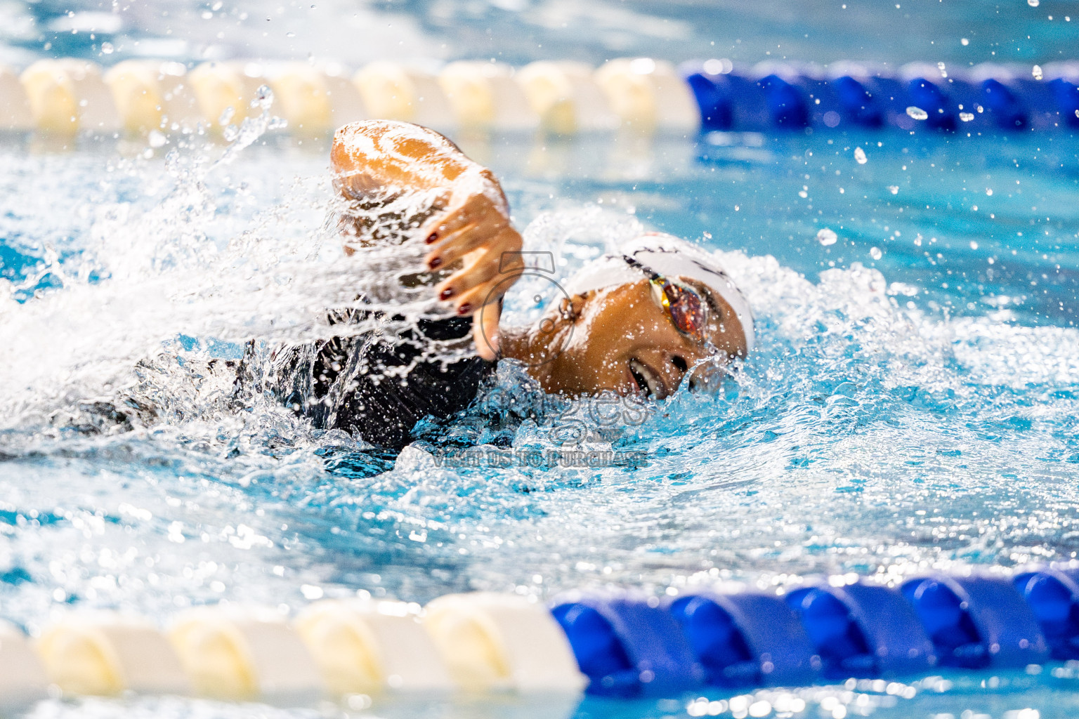 Day 6 of National Swimming Competition 2024 held in Hulhumale', Maldives on Wednesday, 18th December 2024. 
Photos: Hassan Simah / images.mv