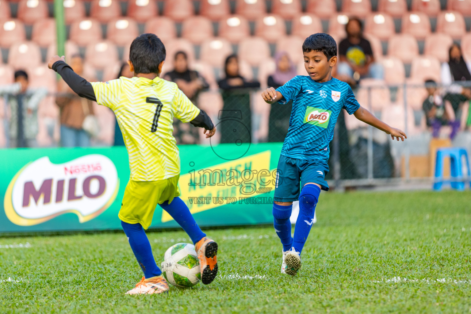 Day 2 of MILO Kids Football Fiesta was held at National Stadium in Male', Maldives on Saturday, 24th February 2024.