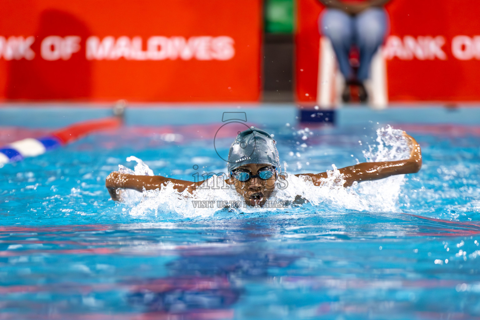 Day 2 of 20th BML Inter-school Swimming Competition 2024 held in Hulhumale', Maldives on Sunday, 13th October 2024. Photos: Ismail Thoriq / images.mv