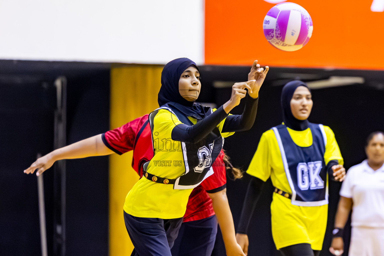 C Matrix vs KYRC in Day 2 of 24th Milo Netball Association Championship held in Social Center at Male', Maldives on Tuesday, 2nd September 2025. Photos: Nausham Waheed / images.mv