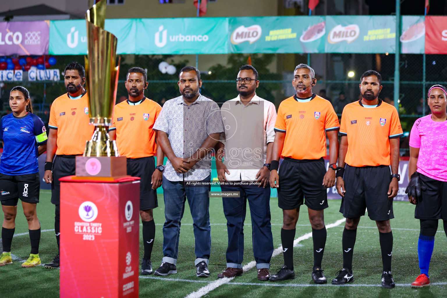 Police Club vs Fenaka in Final of Eighteen Thirty 2023 held in Hulhumale, Maldives, on Tuesday, 22nd August 2023. Photos: Nausham Waheed / images.mv