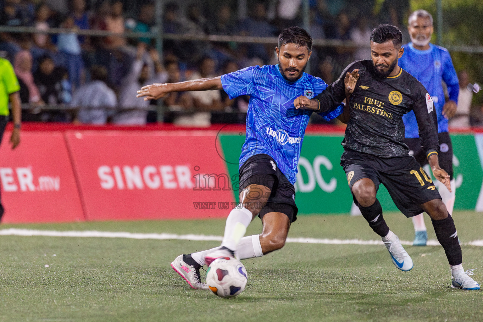 Prison Club vs Police Club in Club Maldives Cup 2024 held in Rehendi Futsal Ground, Hulhumale', Maldives on Saturday, 28th September 2024. Photos: Hassan Simah / images.mv