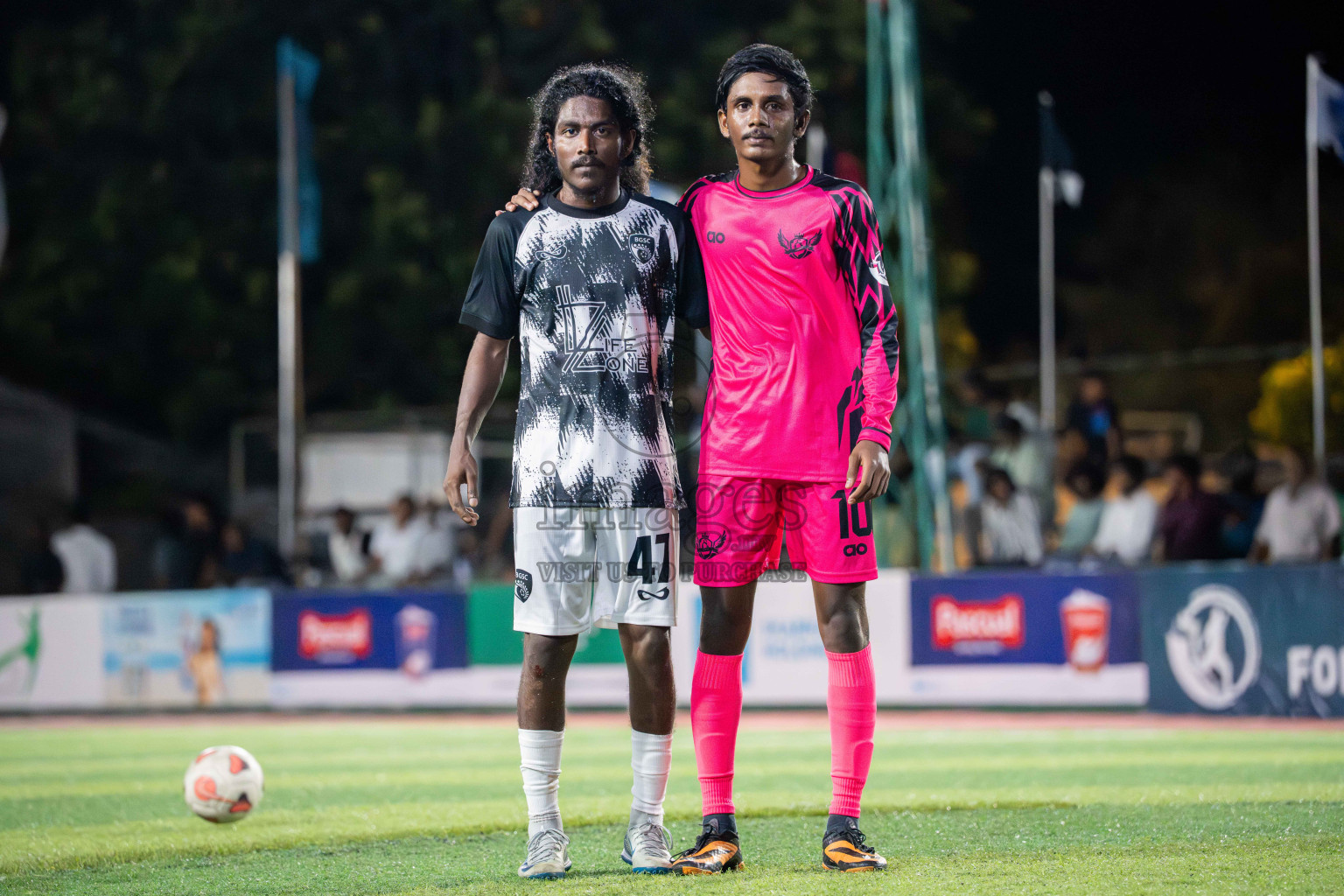 BG SC VS Goalhians in Day 3 - Fonadhoo Youth Futsal Challenge 2025 held in Fonadhoo Futsal Stadium, L. Fonadhoo, Maldives on Tuesdat, 28th October 2025 Photos: Arif Rasheed / images.mv