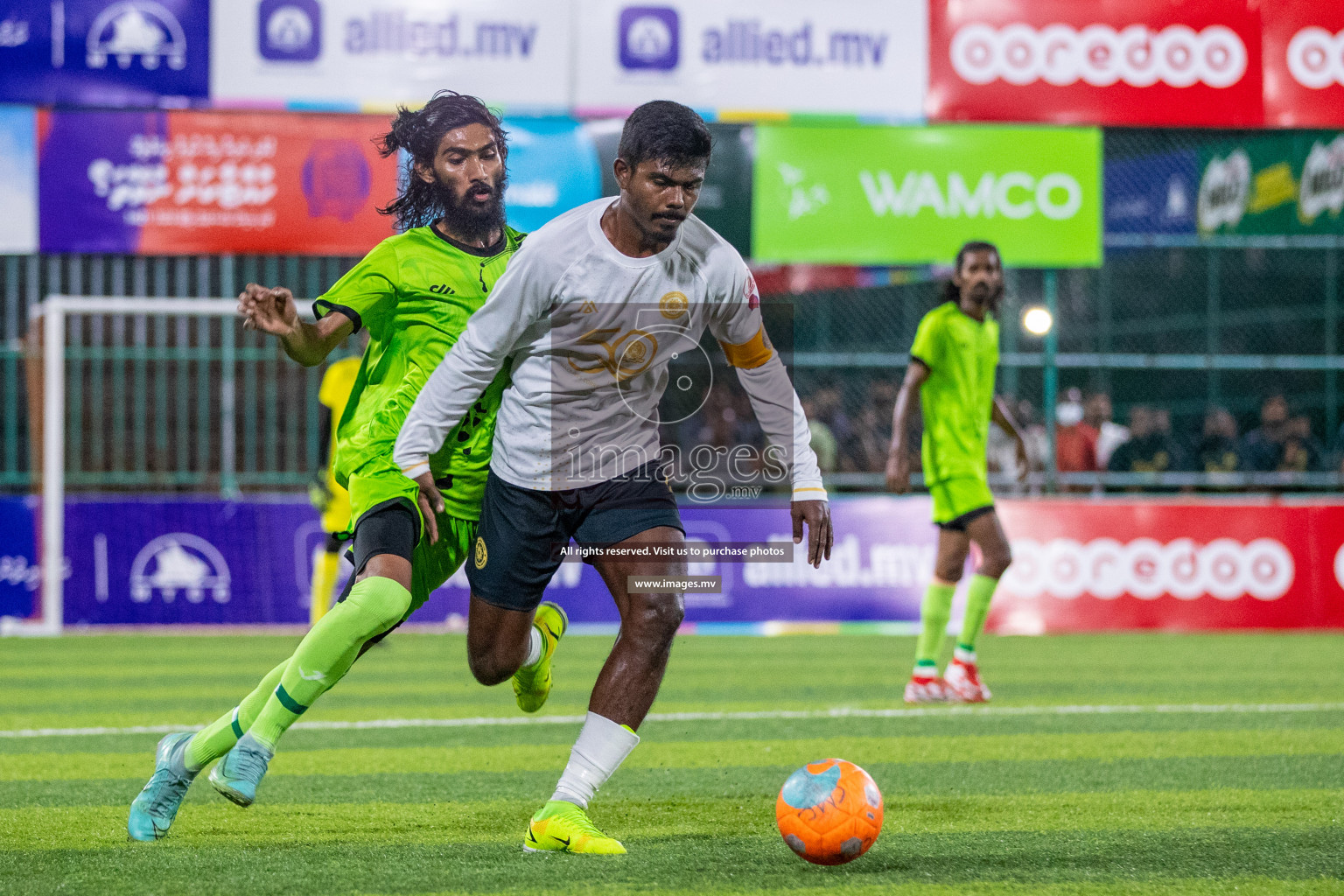 Team FSM Vs Prisons Club in the Semi Finals of Club Maldives 2021 held in Hulhumale, Maldives on 15 December 2021. Photos: Ismail Thoriq / images.mv