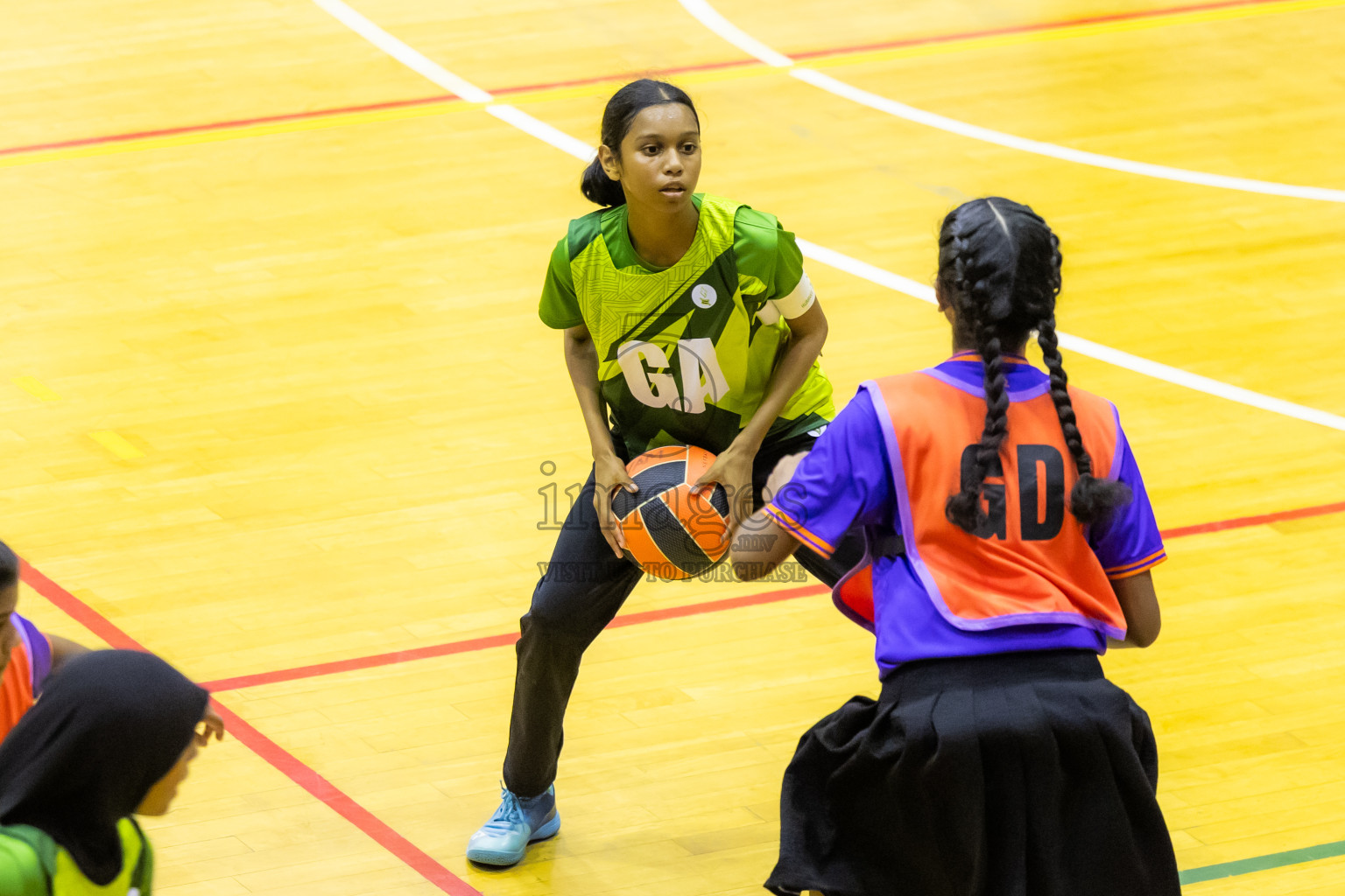 Day 14 of 25th Inter-School Netball Tournament was held in Social Center at Male', Maldives on Sunday, 25th August 2024. Photos: Hasni / images.mv