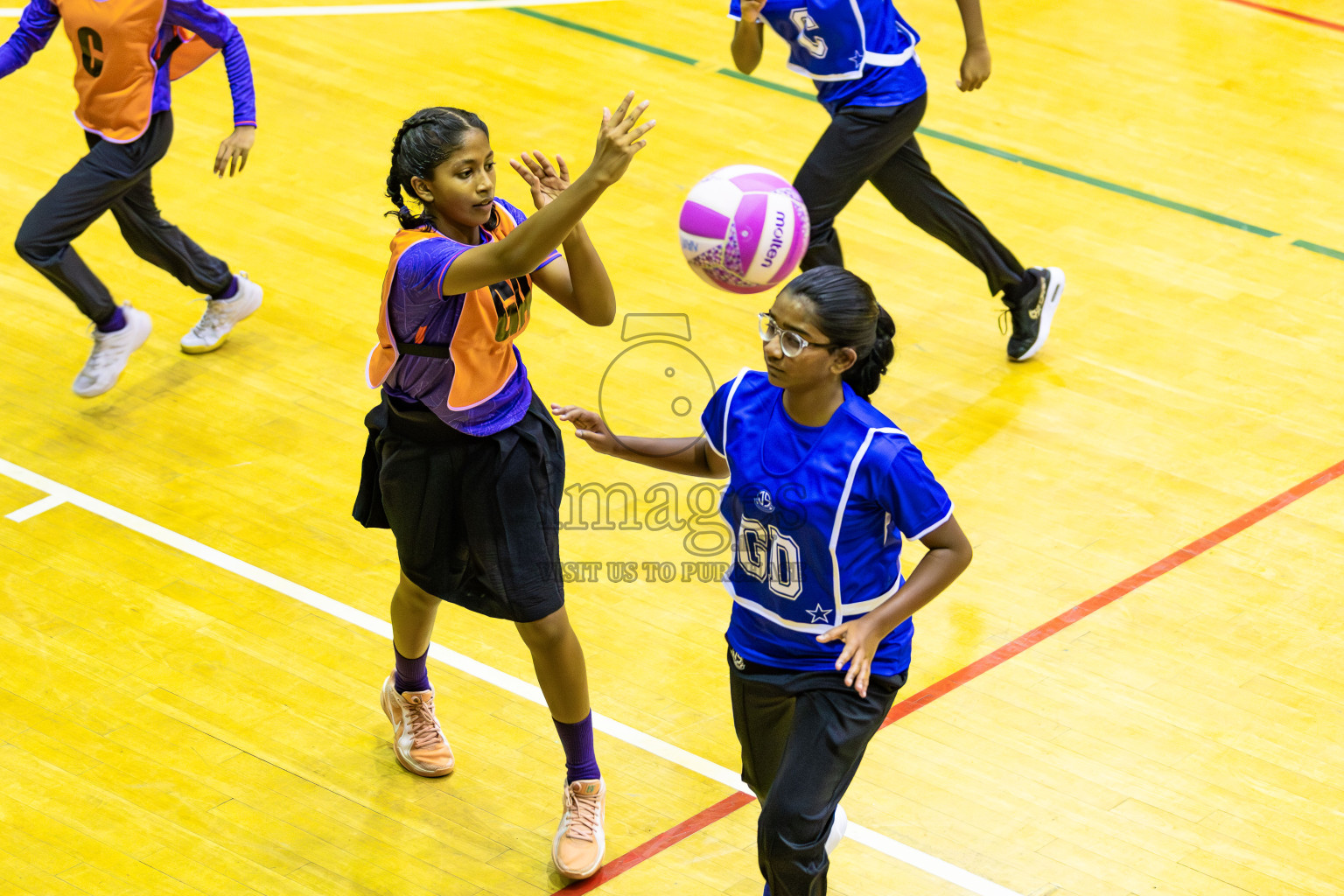 Day 1 of Inter-School Netball Tournament 2025 was held in Social Center Indoor Hall on Saturday, 18th October 2025. Photos: Areef Adam / images.mv
