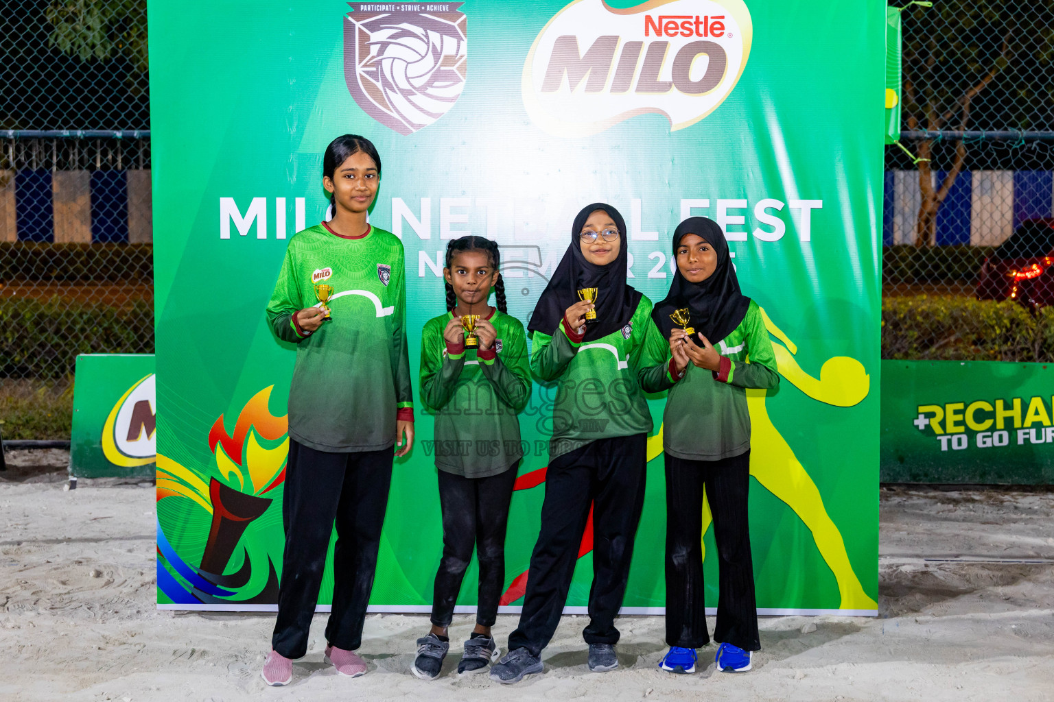 Day 2 of MILO Netball Fest 2025 was held in Cental Park, Hulhumale', Maldives on Friday, 21st November 2025. Photos: Nausham Waheed / images.mv