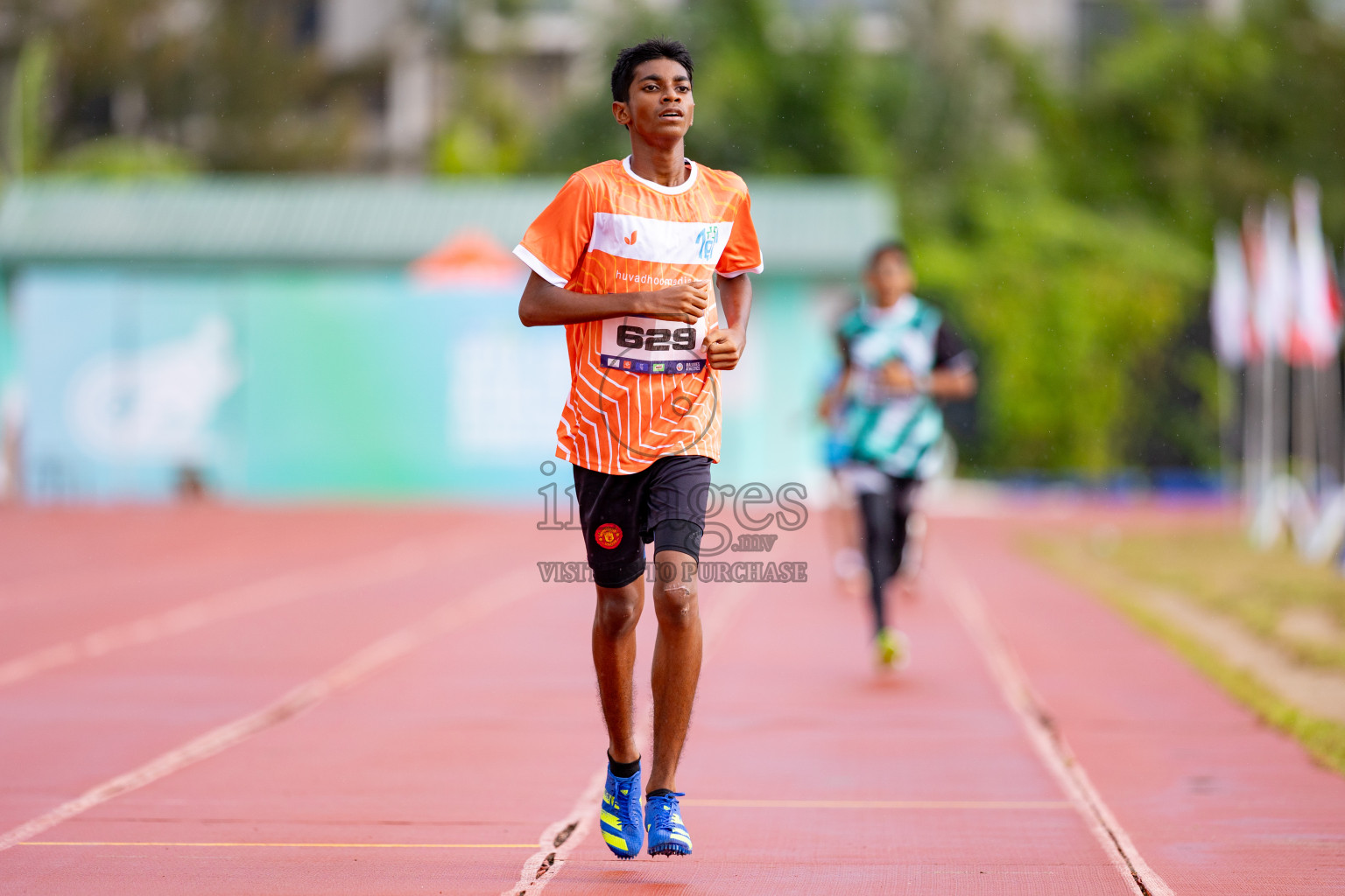 Day 3 of MWSC Interschool Athletics Championships 2024 held in Hulhumale Running Track, Hulhumale, Maldives on Monday, 11th November 2024. 
Photos by: Hassan Simah / Images.mv