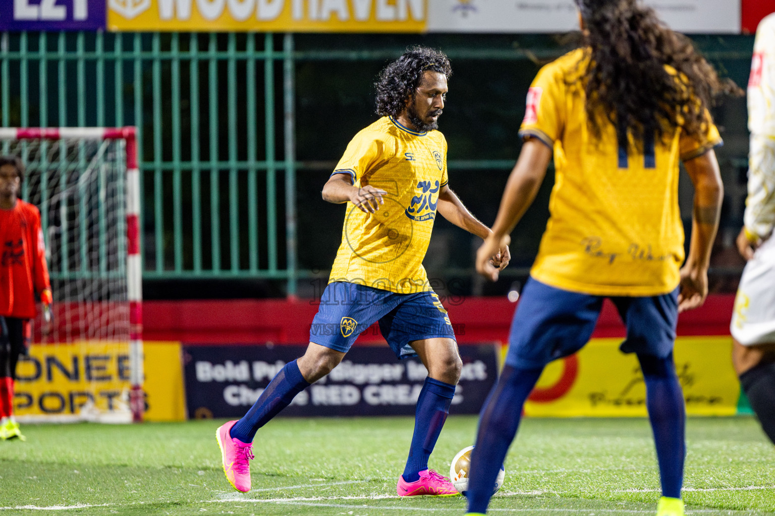 Mahchangoalhi vs Maafannu in zone round on Day 31 of Golden Futsal Challenge 2025 was held on Tuesday , 4th February 2025, in Hulhumale', Maldives. Photos: Nausham Waheed / images.mv