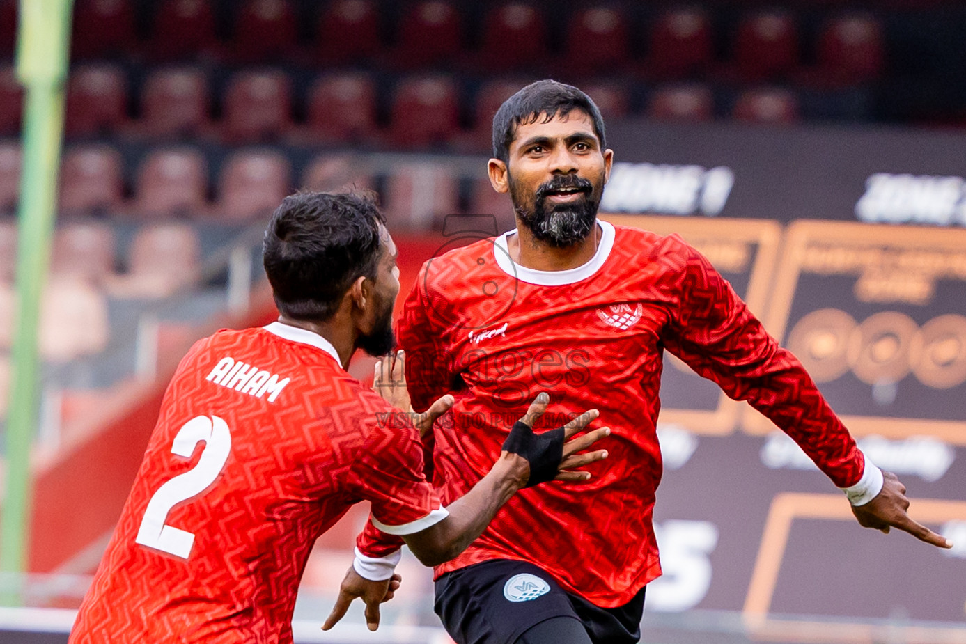 Eydhafushi vs Male' in Semi Finals of Gold Cup 2024 held at National Football Stadium on Saturday, 21st December 2024. Photos: Nausham Waheed / Images.mv