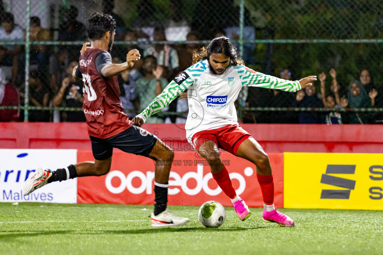 Th.Omadhoo VS Th.Vilufushi in Day 11 of Golden Futsal Challenge 2024 was held on Thursday, 25th January 2024, in Hulhumale', Maldives
Photos: Nausham Waheed / images.mv