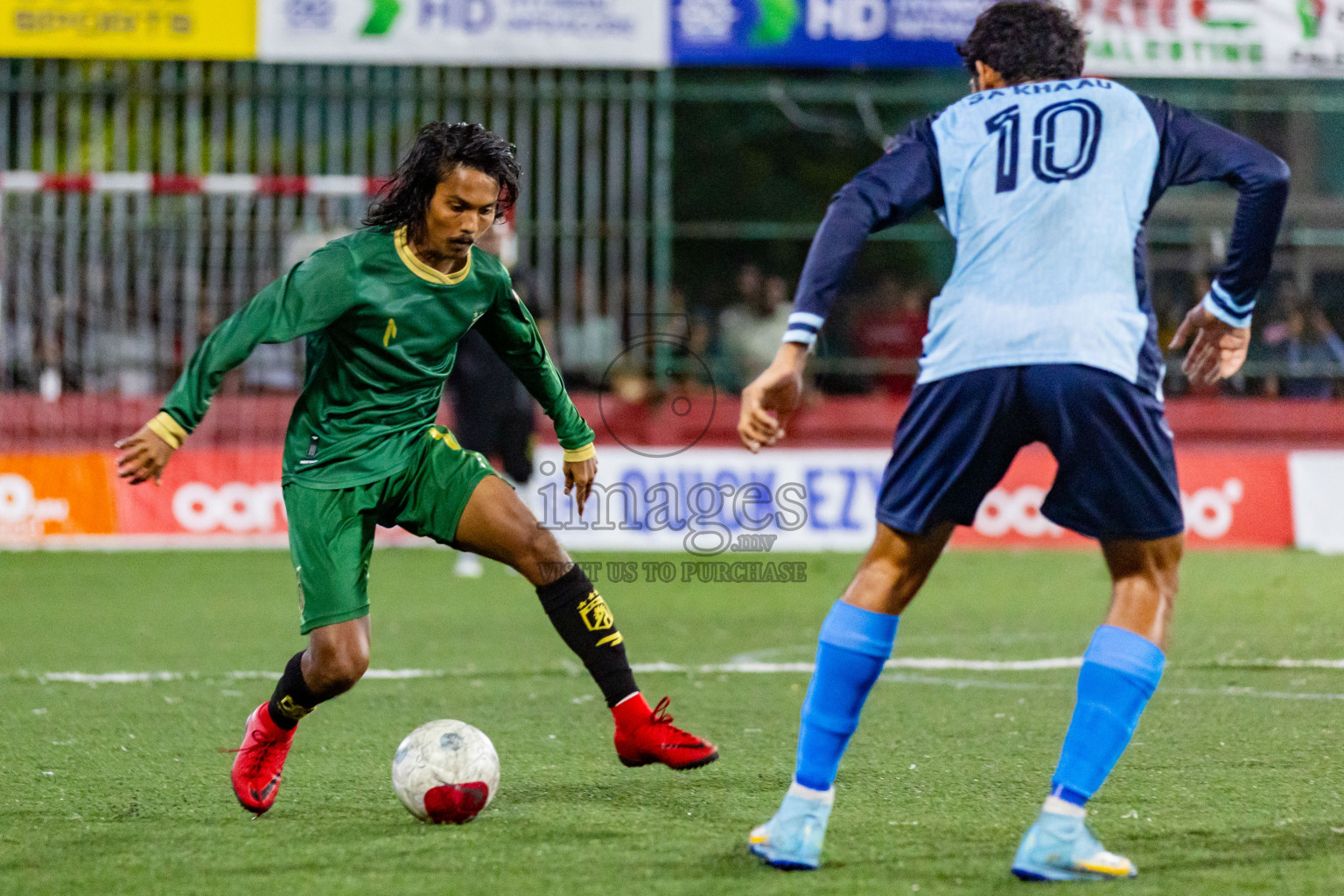 Th Thimarafushi vs Th Kinbidhoo in Day 23 of Golden Futsal Challenge 2024 was held on Tuesday , 6th February 2024 in Hulhumale', Maldives Photos: Nausham Waheed / images.mv