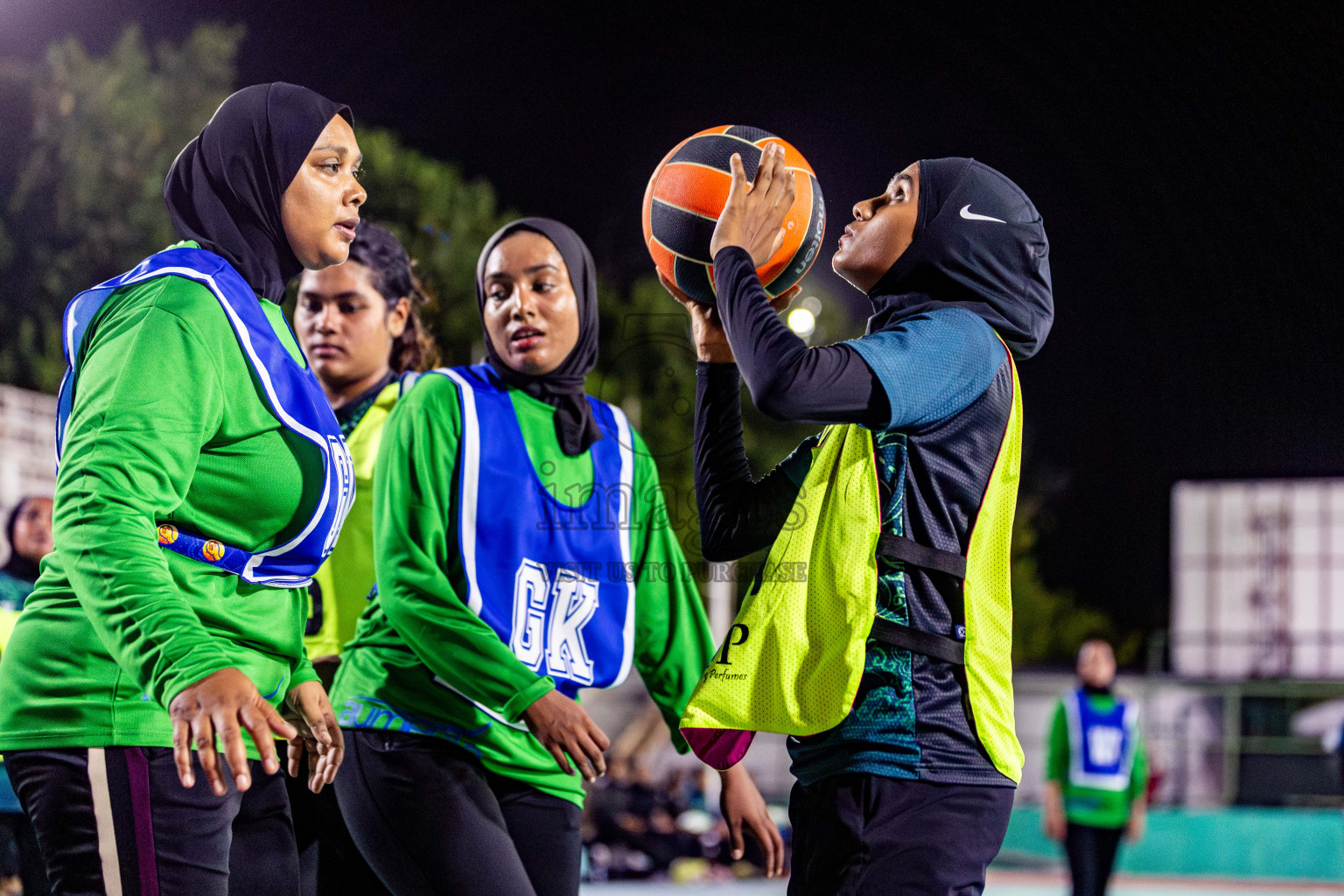 Day 1 of 23rd Netball Association Championship was held in Ekuveni Netball Court at Male', Maldives on Thursday, 27th April 2024. Photos: Nausham Waheed / images.mv