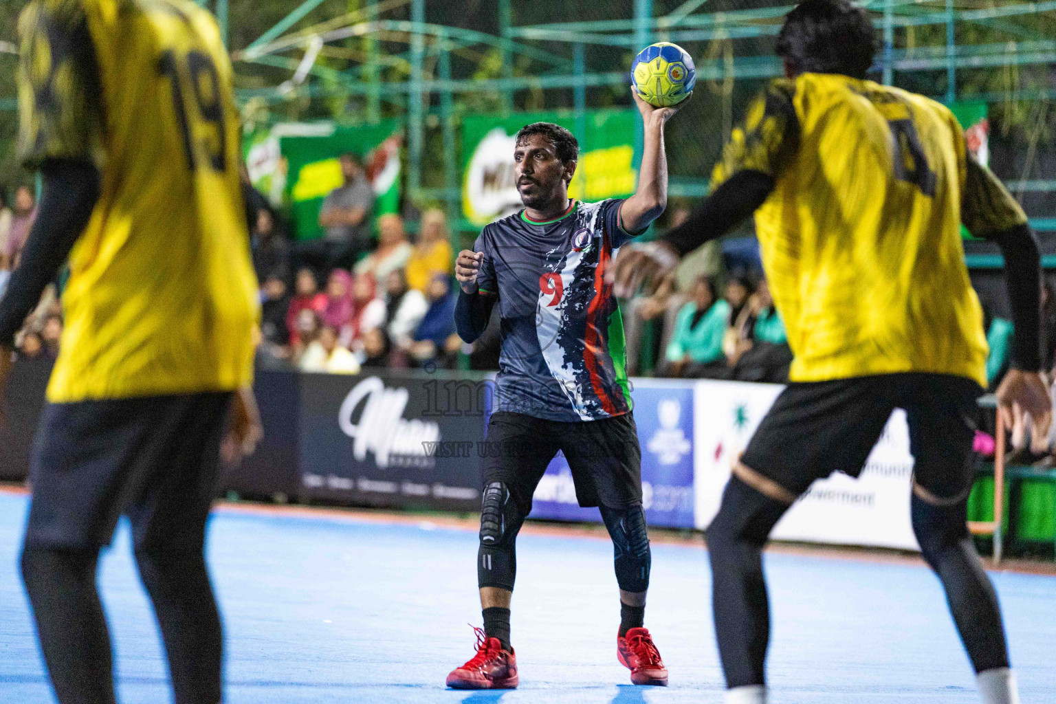 Day 11 of 10th National Handball Tournament 2023, held in Handball ground, Male', Maldives on Friday, 8th December 2023 Photos: Nausham Waheed/ Images.mv