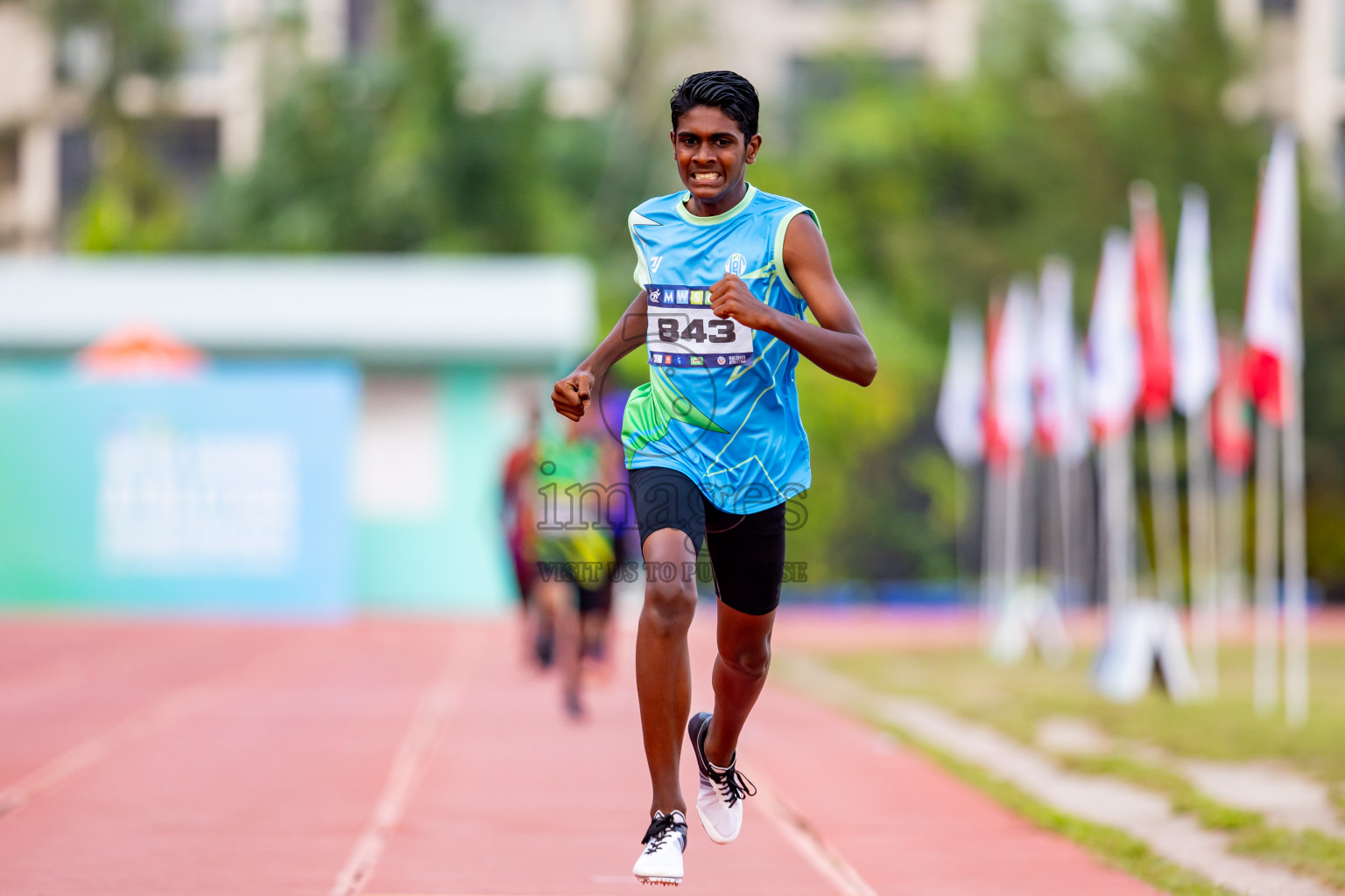 Day 5 of MWSC Interschool Athletics Championships 2024 held in Hulhumale Running Track, Hulhumale, Maldives on Wednesday, 13th November 2024. Photos by: Nausham Waheed / Images.mv