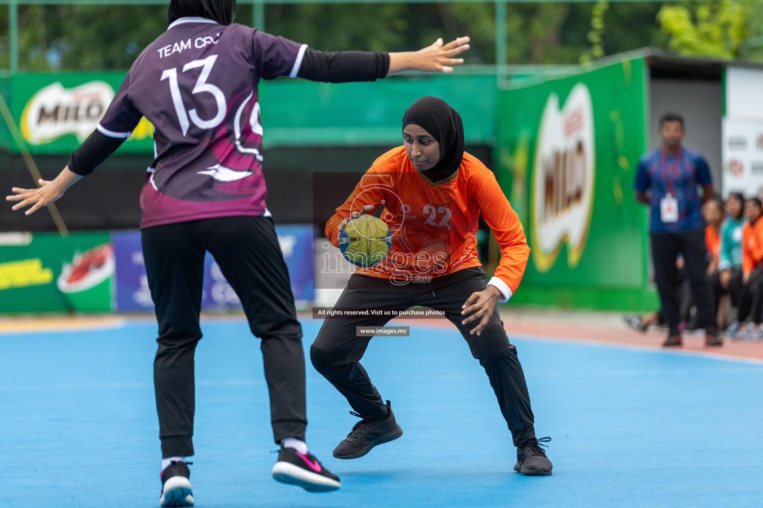 Day 5 of 7th Inter-Office/Company Handball Tournament 2023, held in Handball ground, Male', Maldives on Tuesday, 19th September 2023 Photos: Nausham Waheed/ Images.mv