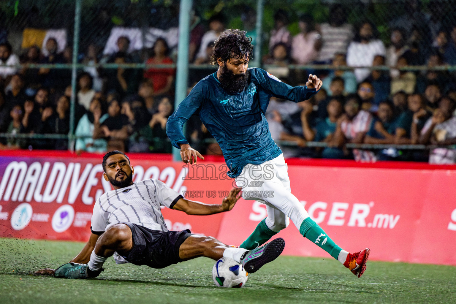 DSC vs MPL in Quarter Finals of Club Maldives Cup 2024 held in Rehendi Futsal Ground, Hulhumale', Maldives on Friday, 11th October 2024. Photos: Nausham Waheed / images.mv