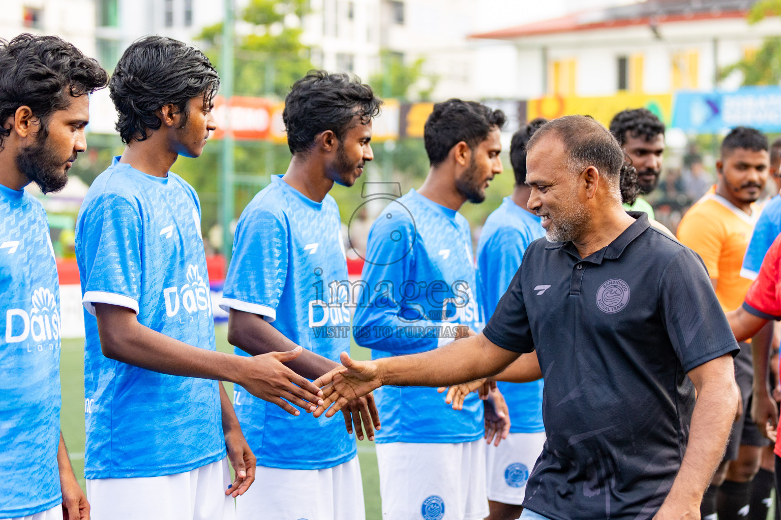 Dh Bandidhoo vs Dh. Maaenboodhoo in Day 13 of Golden Futsal Challenge 2025 was held on Friday, 17th January 2025, in Hulhumale', Maldives Photos: Hassan Simah / images.mv