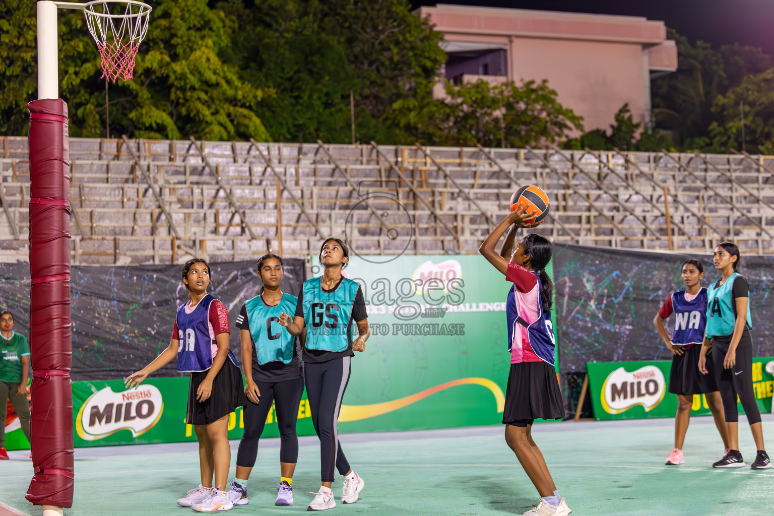 Day 1 of MILO 3x3 Netball Challenge 2024 was held in Ekuveni Netball Court at Male', Maldives on Thursday, 14th March 2024.
Photos: Ismail Thoriq / images.mv