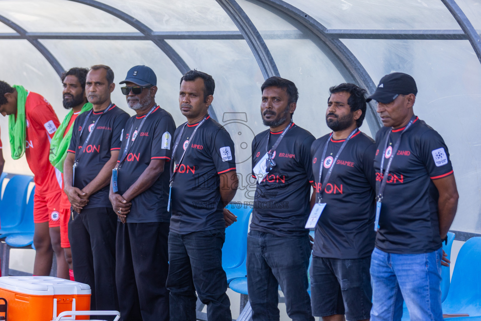 Huss Songun Football Team vs CC Sports Club in Day 2 of Eydhafushi Cup 2025 held in Eydhafushi Football Stadium at B. Eydhafushi, Maldives on Saturday, 6th September 2025. Photos: Mohamed Mahfouz Moosa / images.mv