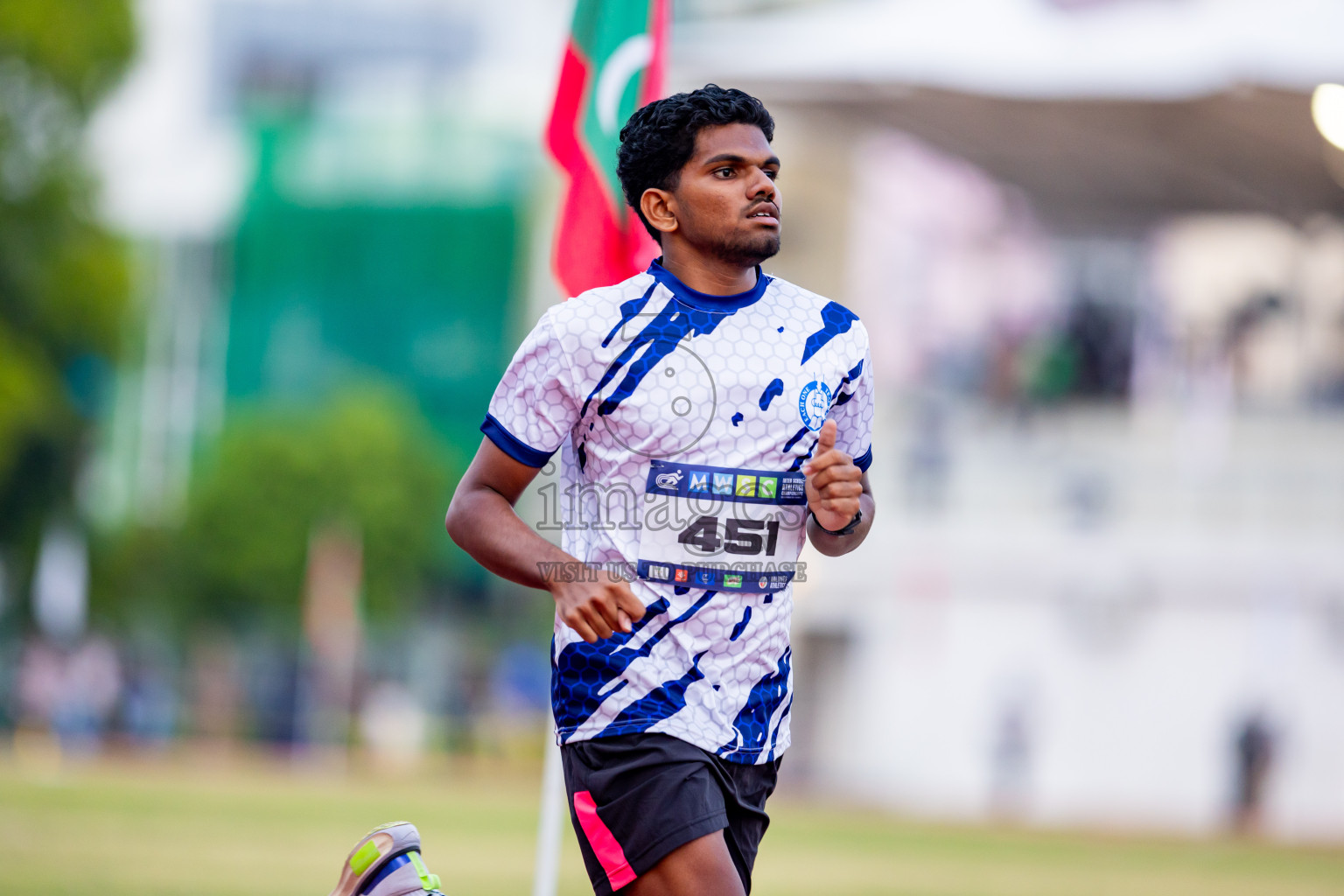 Day 5 of MWSC Interschool Athletics Championships 2024 held in Hulhumale Running Track, Hulhumale, Maldives on Wednesday, 13th November 2024. Photos by: Nausham Waheed / Images.mv