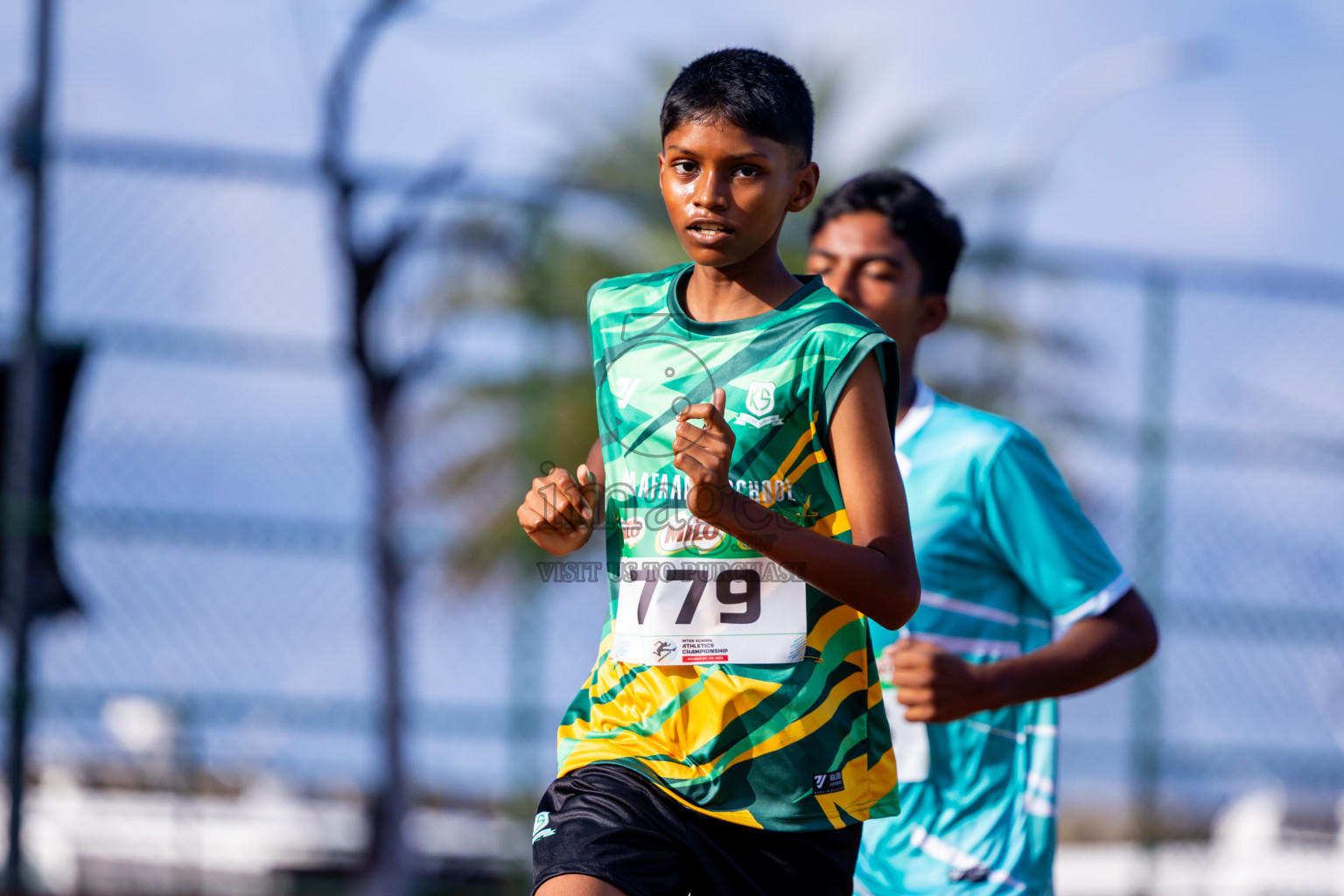 Day 2 of Inter-school Athletics Championship 2025 held in Ekuveni Synthetic Track, Male', Maldives on Tuesday, 07th October 2025. Photos by: Nausham Waheed / Images.mv