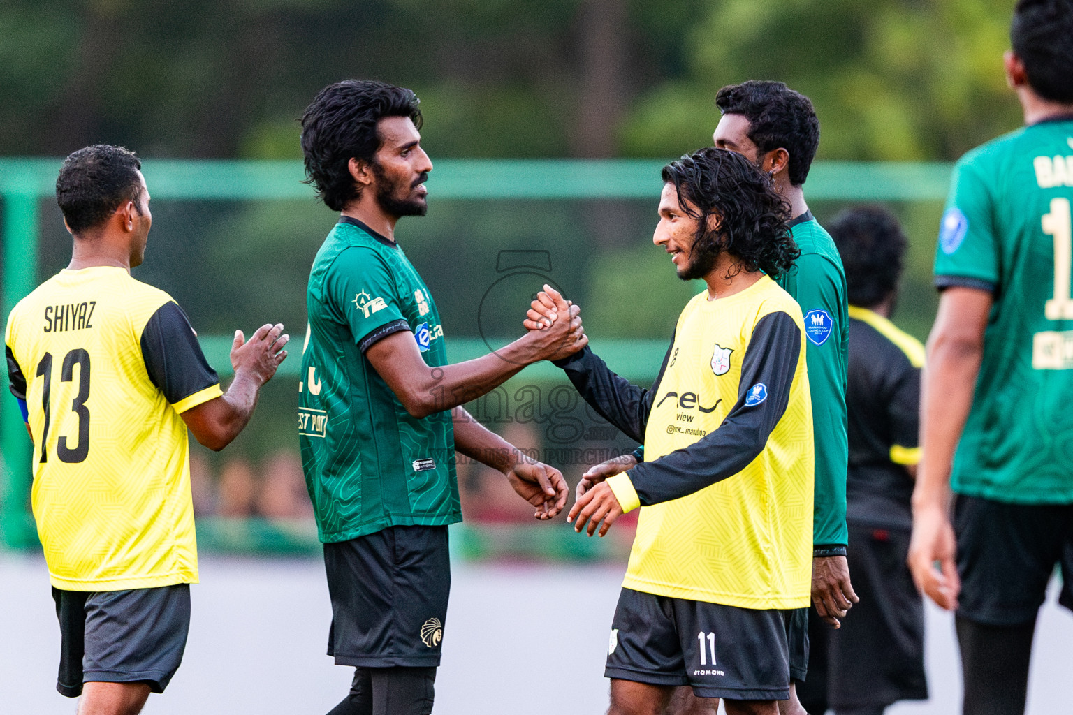 Baburu SC vs Kanmathi Juniors from Manadhoo Council Cup 2024 in N Manadhoo Maldives on Friday, 23rd February 2023. Photos: Nausham Waheed / images.mv