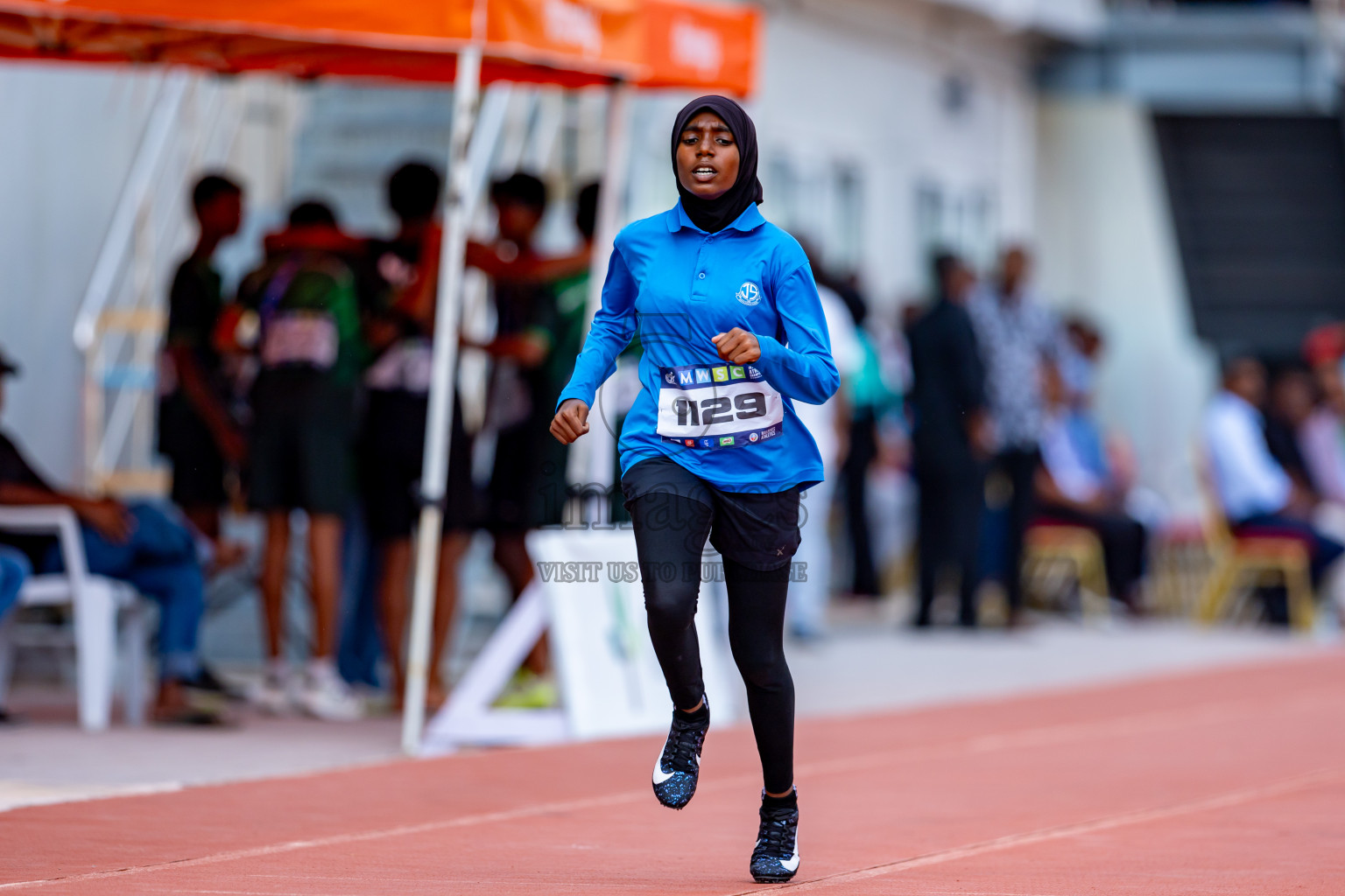 Day 6 of MWSC Interschool Athletics Championships 2024 held in Hulhumale Running Track, Hulhumale, Maldives on Thursday, 14th November 2024. Photos by: Nausham Waheed / Images.mv