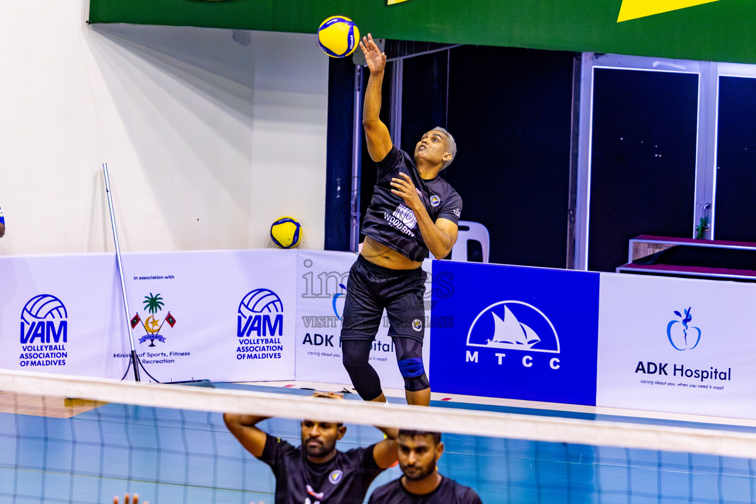 Day 2 of MILO VAM Cup 2024 Men's Division was held in Social Center Indoor Hall on Tuesday, 29th October 2024. Photos: Nausham Waheed / images.mv