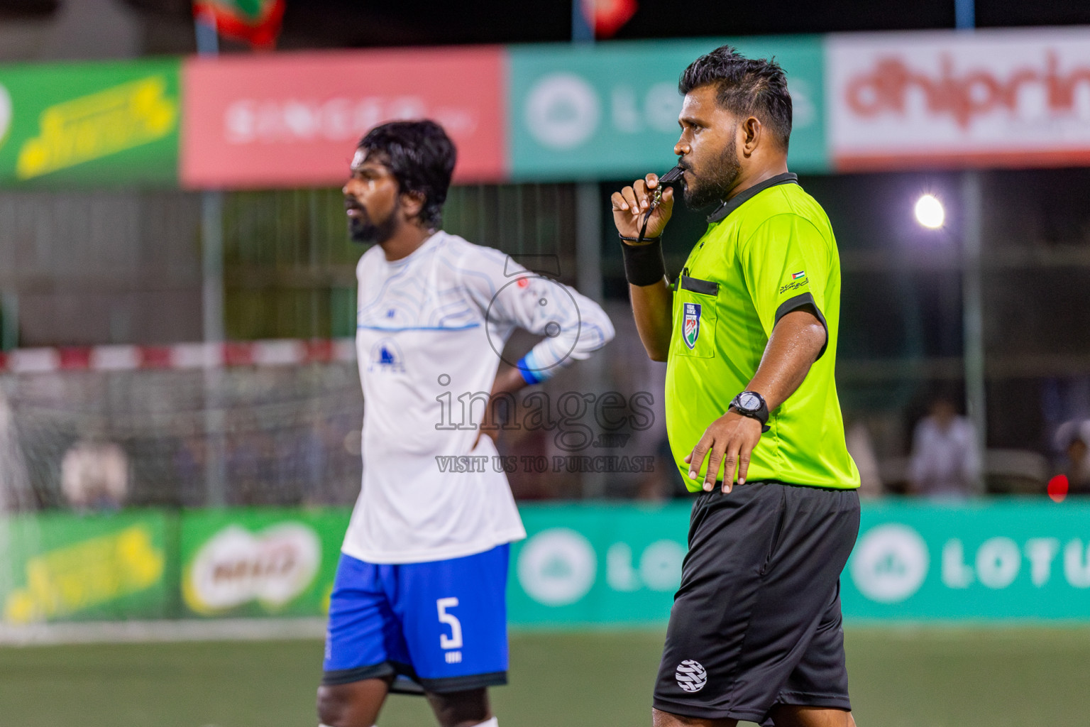 United BML vs Team MTCC in Club Maldives Cup 2024 held in Rehendi Futsal Ground, Hulhumale', Maldives on Saturday, 28th September 2024. 
Photos: Hassan Simah / images.mv