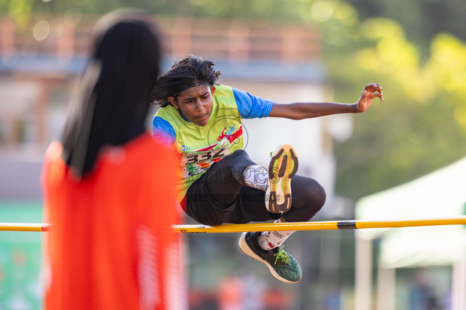 Day 2 of 12th Milo Association Championships was held in Ekuveni Track at Male', Maldives on Friday, 25th April 2025. 
Photos: Hassan Simah / images.mv