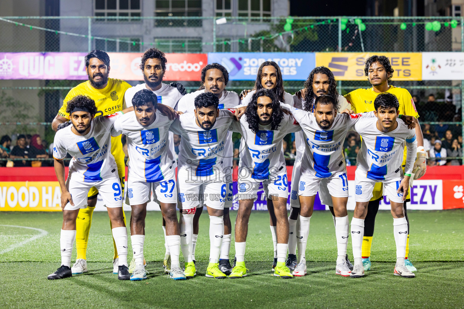 S Feydhoo vs S Hithadhoo in Seenu Atoll Final in Day 24 of Golden Futsal Challenge 2025 was held on Tuesday , 28th January 2025, in Hulhumale', Maldives. Photos: Nausham Waheed / images.mv