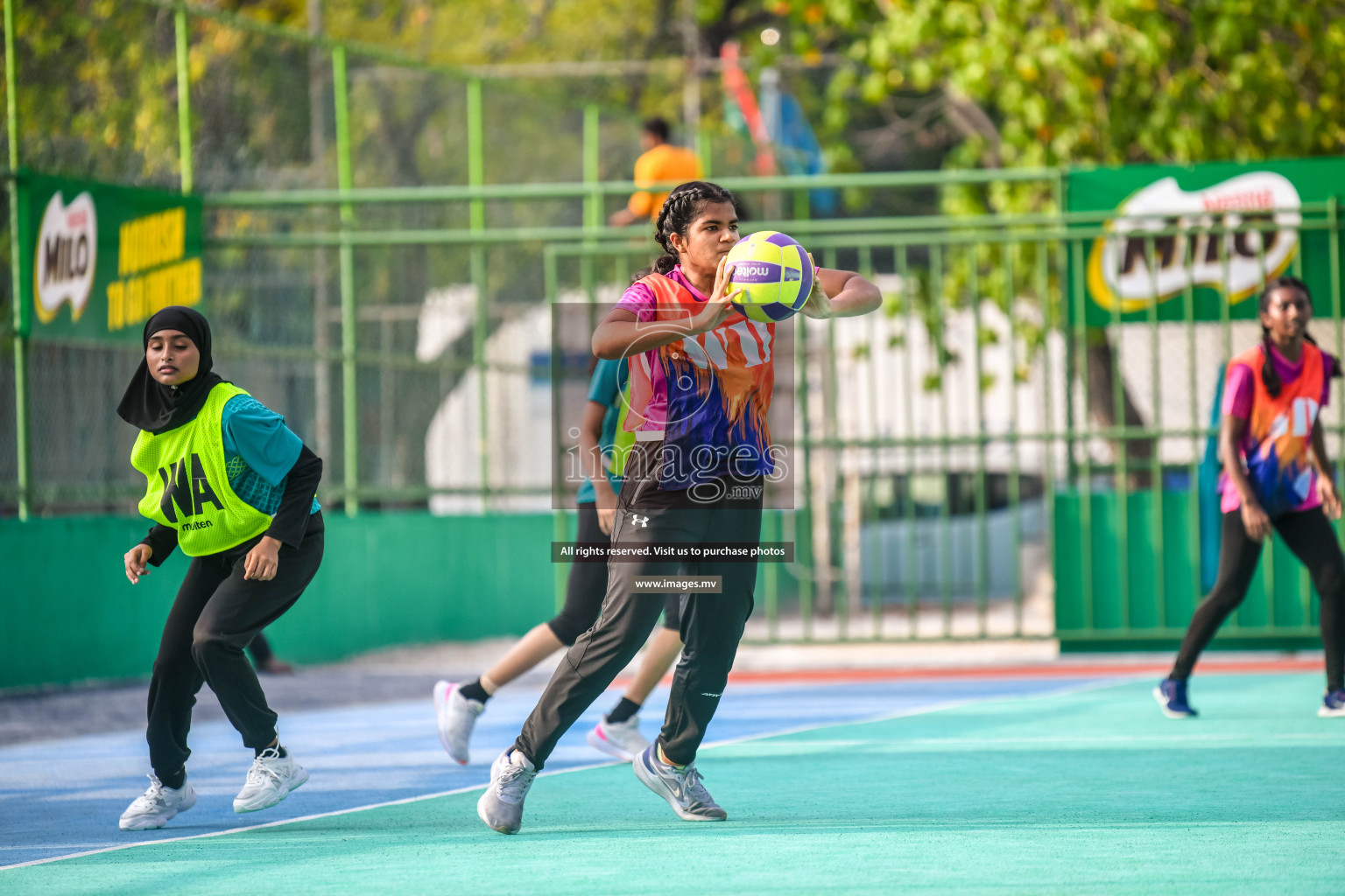 Day 6 of Junior Netball Championship 2022 on 10th March 2022 held in Male', Maldives. Photos by Nausham Waheed