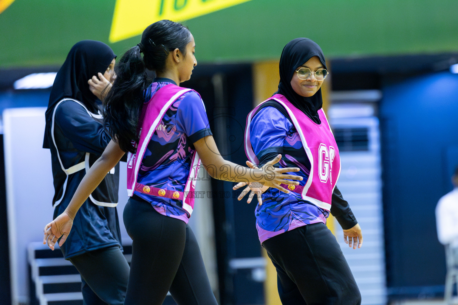 N Sports Academy  B vs AIS Netball Academy in Day 1 of 3rd Junior Championship - Netball association of Maldives, held at Social Center on 19th January 2025 . Photos by Shuu Abdul Sattar