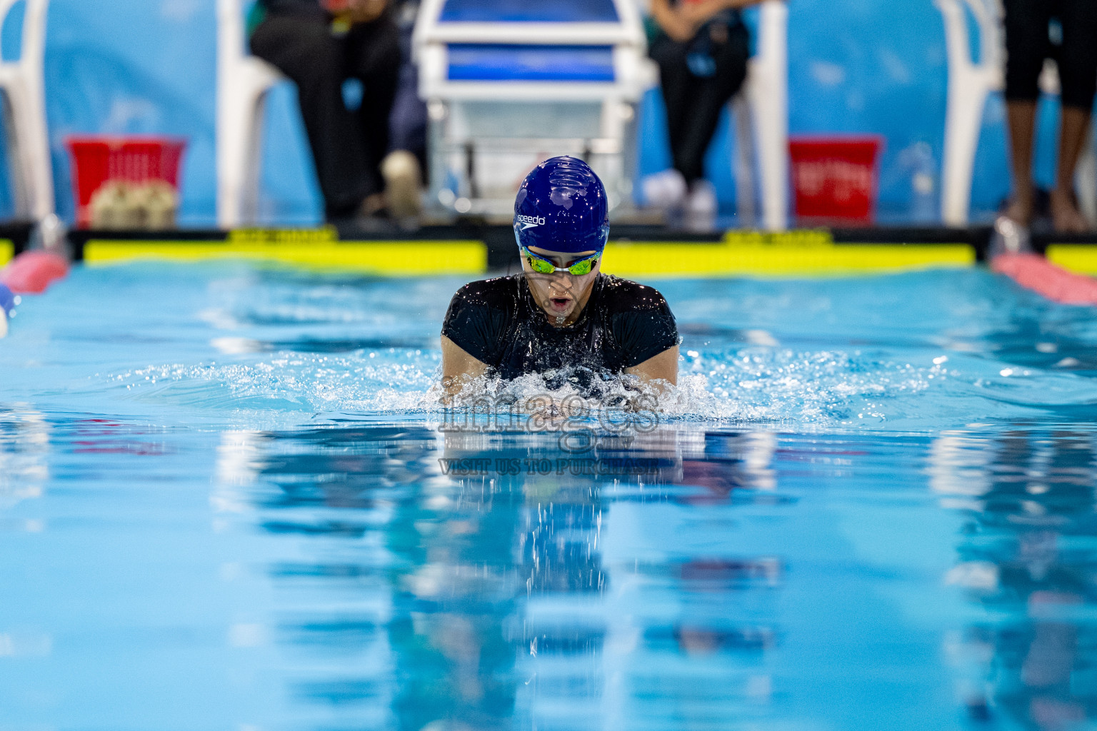 Day 5 of BML 21st Interschool Swimming Competition 2025 was held in Hulhumale' Swimming Pool, Hulhumale', Maldives on Wednesday, 15th October 2025. 
Photos: Hassan Simah / images.mv