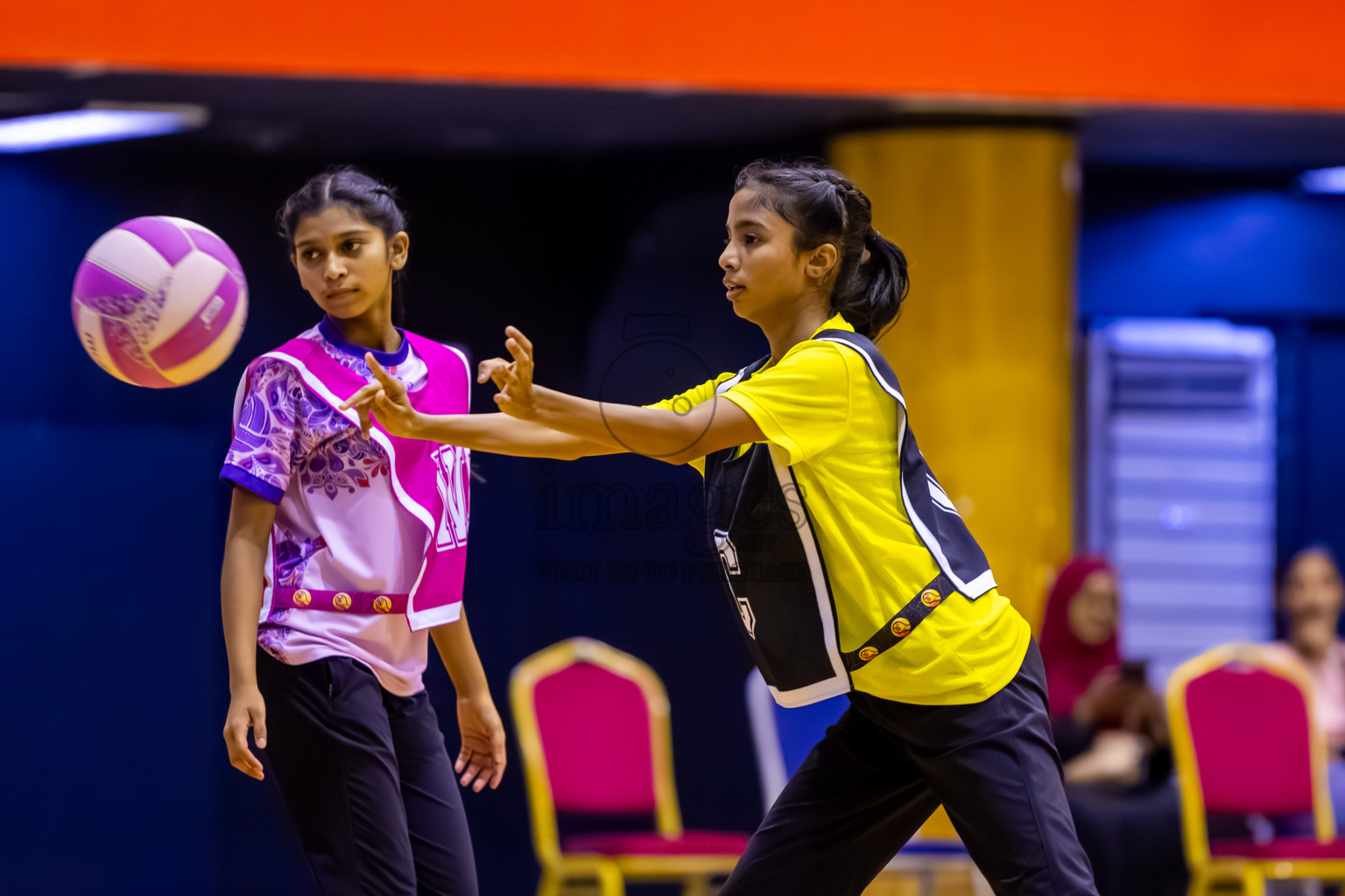 KYRC vs N Sports A in Day 5 of 24th Milo Netball Association Championship held in Social Center at Male', Maldives on Friday, 5th September 2025. Photos: Nausham Waheed / images.mv