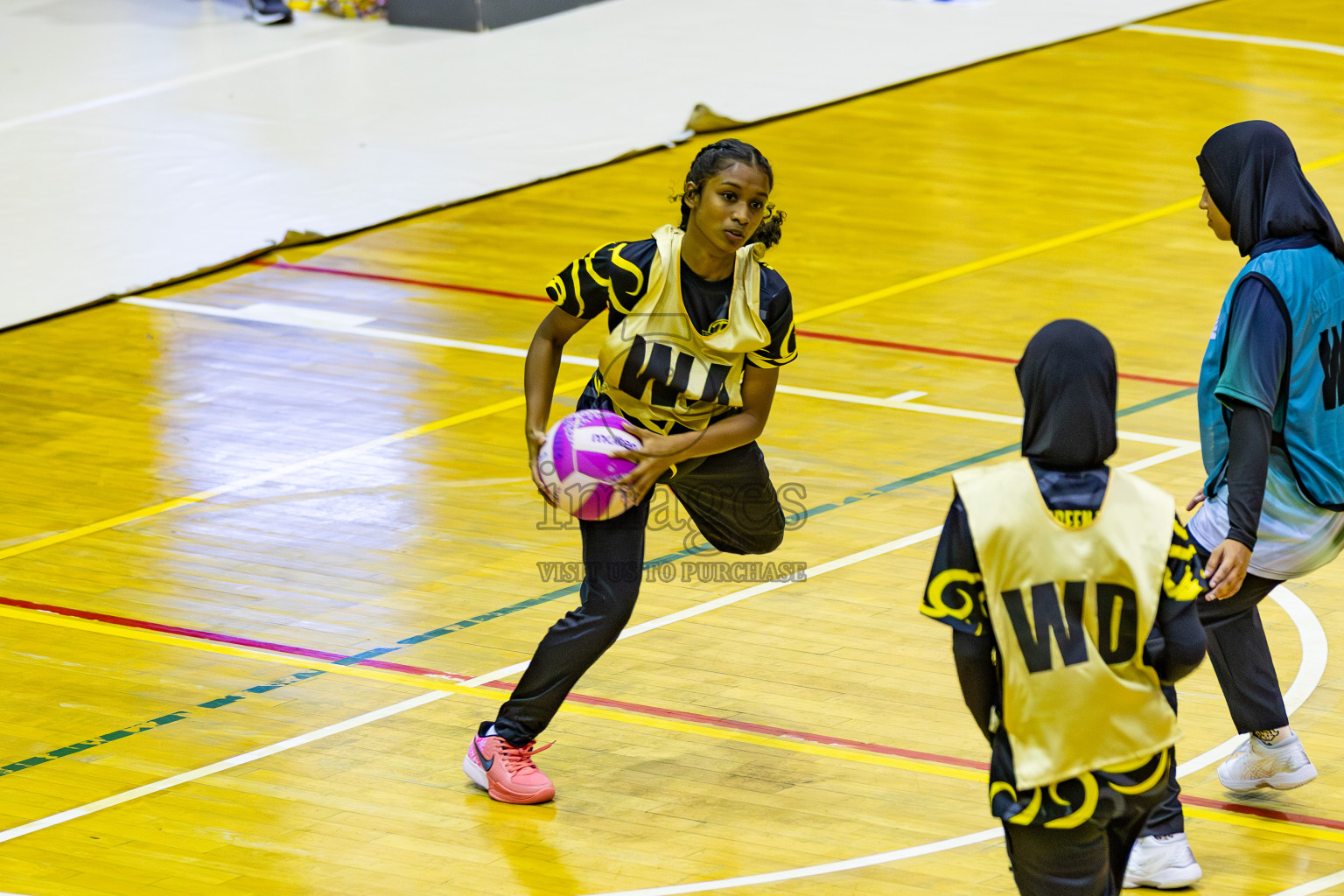 Day 3 of Inter-School Netball Tournament 2025 was held in Social Center Indoor Hall on Monday, 20th October 2025. Photos: Areef Adam / images.mv