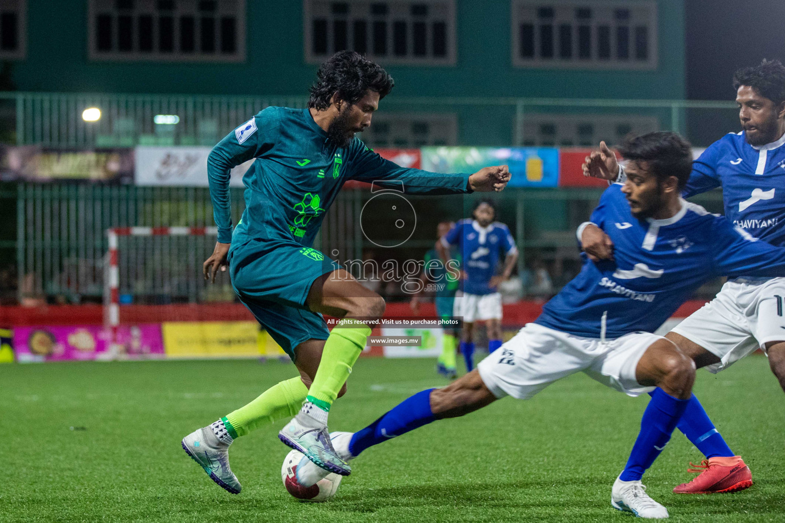 Th. Thimarafushi vs Th. Kinbidhoo in Day 12 of Golden Futsal Challenge 2023 on 16 February 2023 in Hulhumale, Male, Maldives