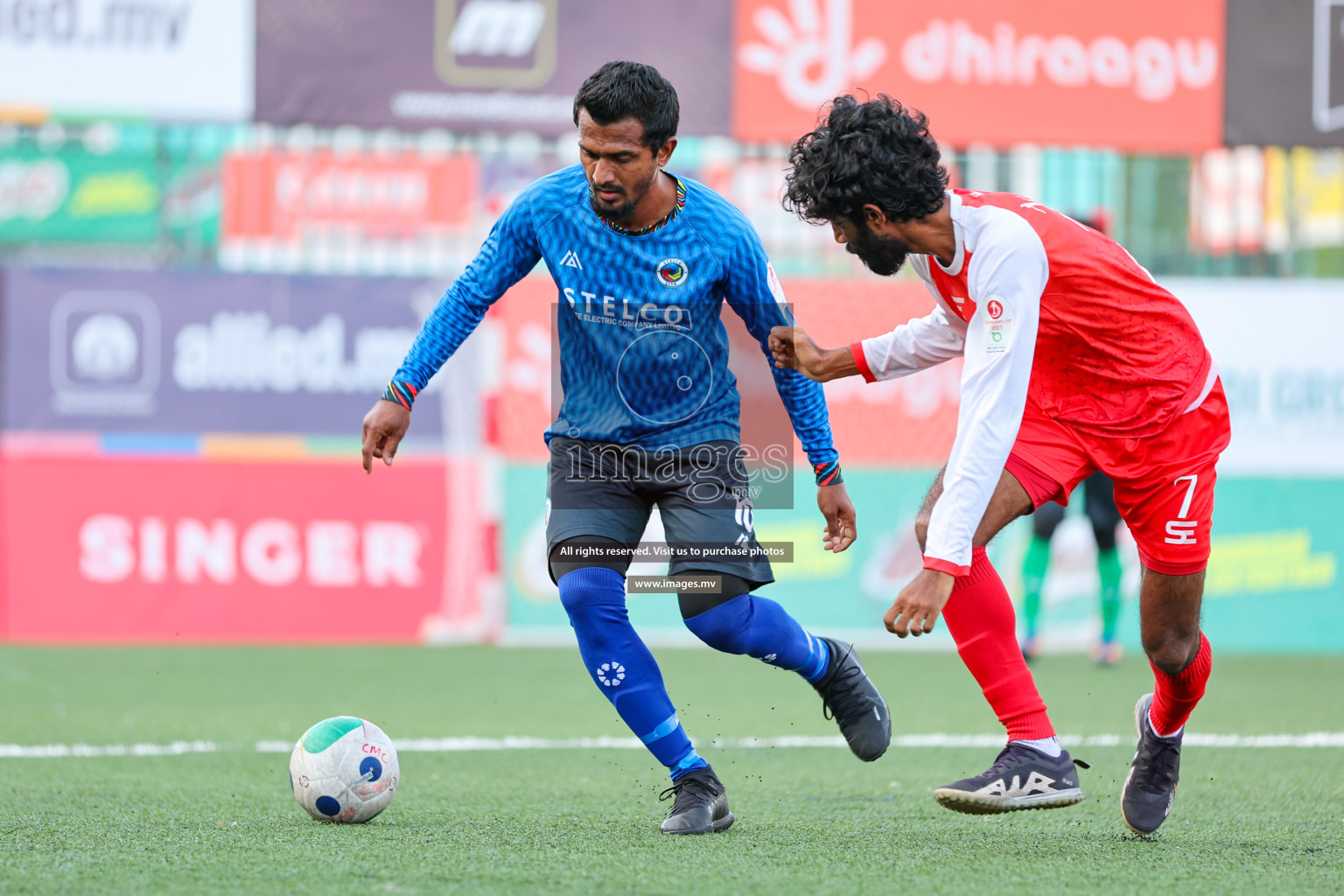 Stelco Club vs Maldivian in Club Maldives Cup 2023 held in Hulhumale, Maldives on 15 July 2023