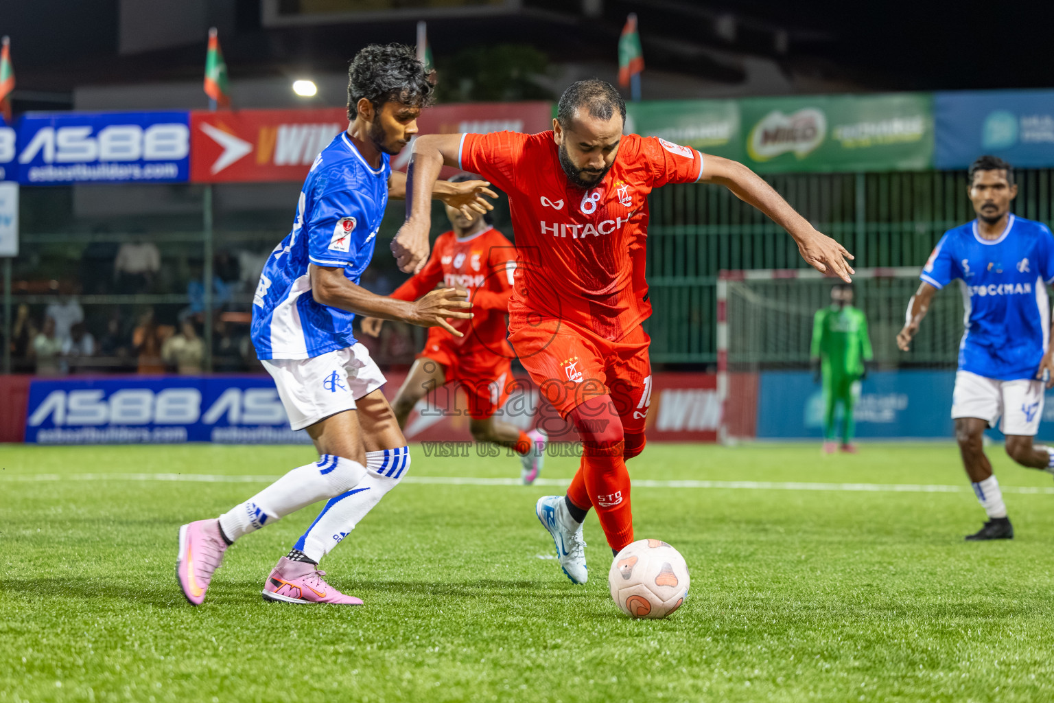 STO vs CRC in Day 4 of Club Maldives Cup 2025 was held in Rehendi Futsal Ground, Hulhumale', Maldives on Thursday, 2nd October 2025. Photos: Mohamed Mahfooz Moosa / images.mv