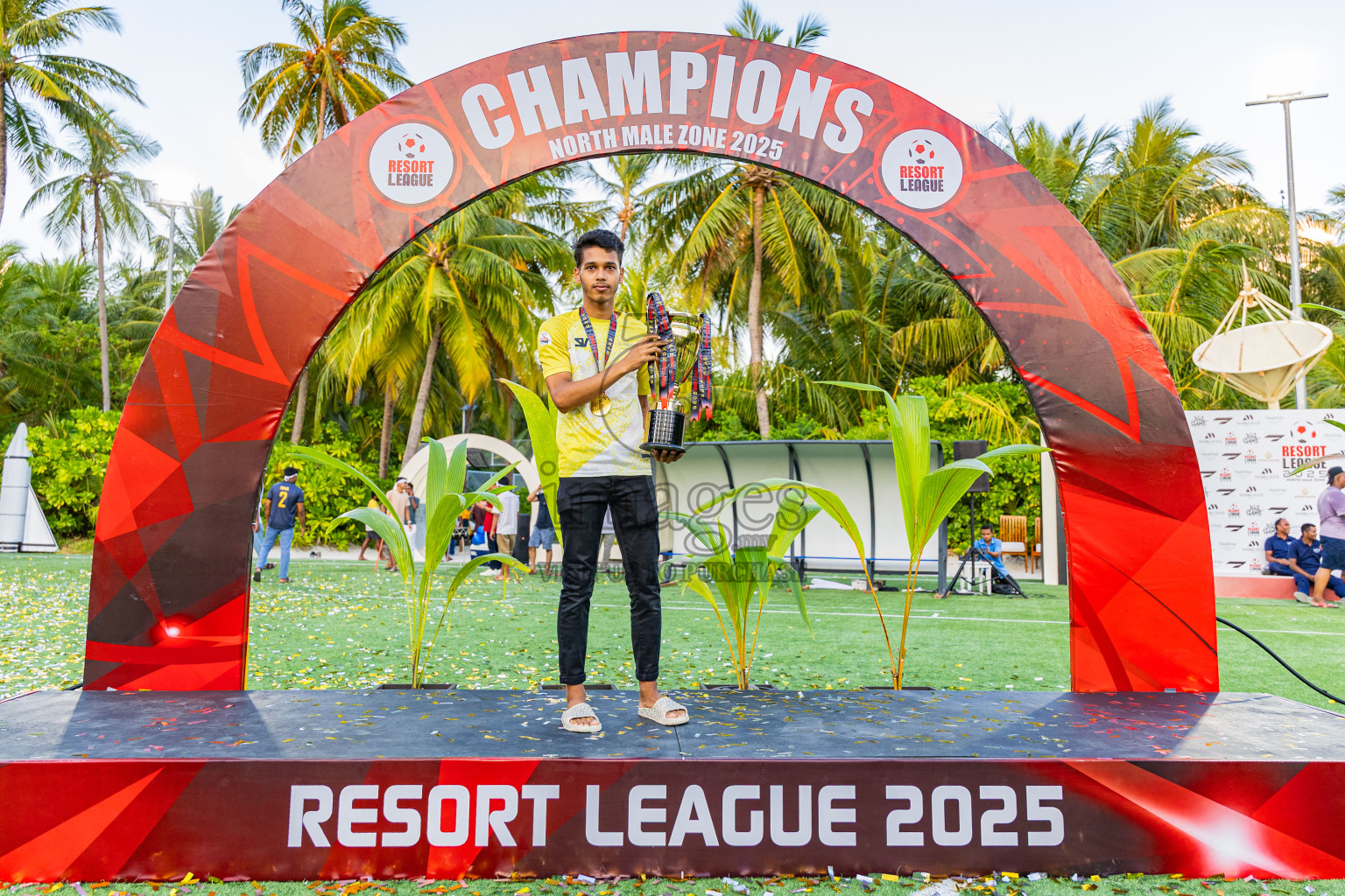 Jumeirah vs Varu in Final of Resort League 2025 (North Male Zone) was held on Saturday, 27th September 2025 in One And Only Reethi Rah Maldives Resort, Photos: Areef Adam / images.mv