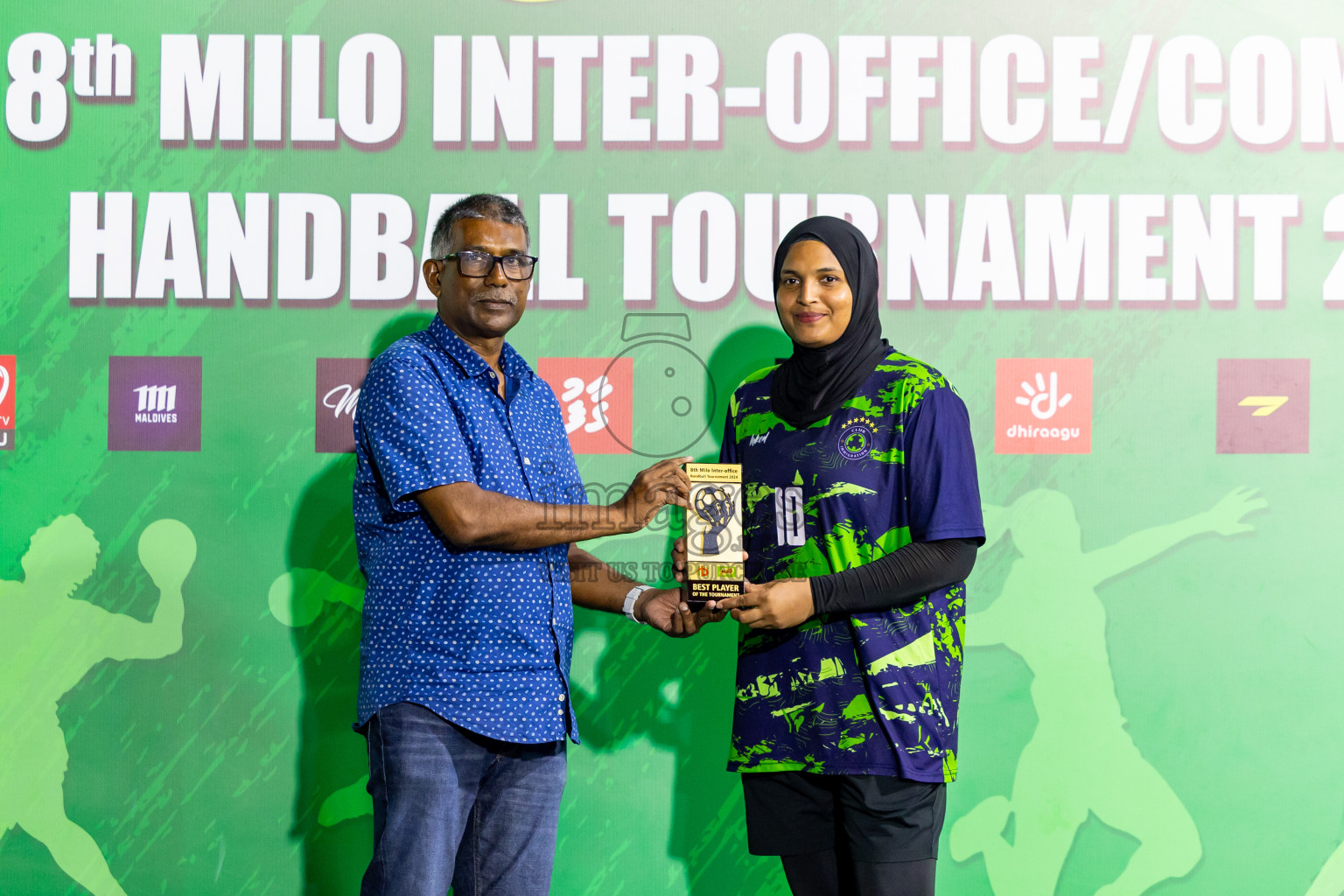 1st Division Final of 8th Inter-Office/Company Handball Tournament 2024, held in Handball ground, Male', Maldives on Tuesday, 11th September 2024 Photos: Nausham Waheed/ Images.mv