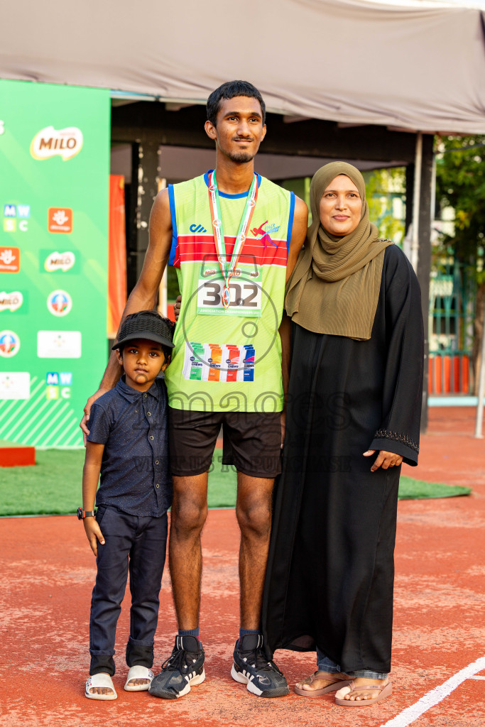 Day 2 of 12th Milo Association Championships was held in Ekuveni Track at Male', Maldives on Friday, 25th April 2025. Photos: Hassan Simah / images.mv