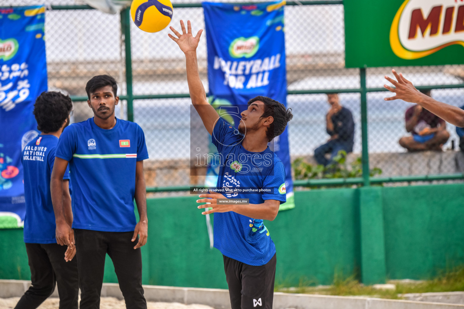 Vollyball players trainning session with Giba Photos by Nausham waheed