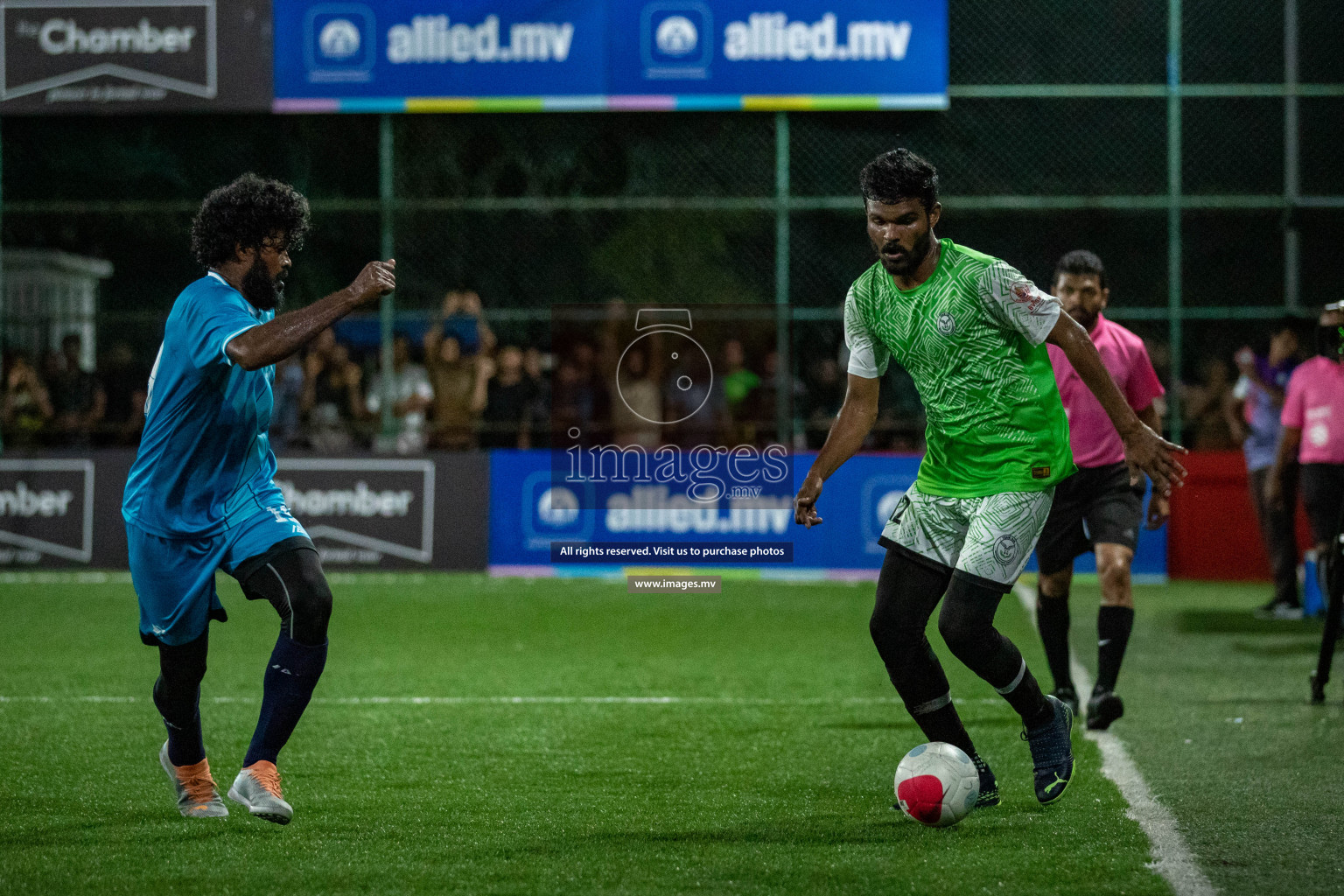 MACL vs Team DJA in Club Maldives Cup 2022 was held in Hulhumale', Maldives on Tuesday, 18th October 2022. Photos: Hassan Simah/ images.mv