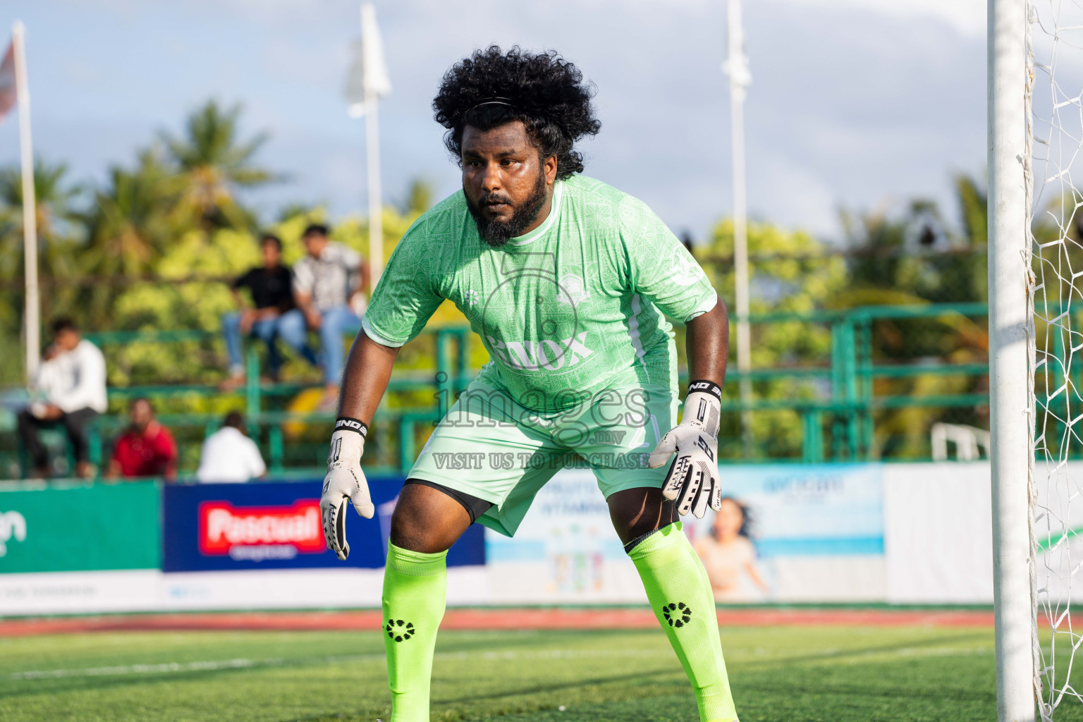 Outreef SC VS Lecrose SC in Day 3 - Fonadhoo Youth Futsal Challenge 2025 held in Fonadhoo Futsal Stadium, L. Fonadhoo, Maldives on Tuesday, 28th October 2025 Photos: Arif Rasheed / images.mv