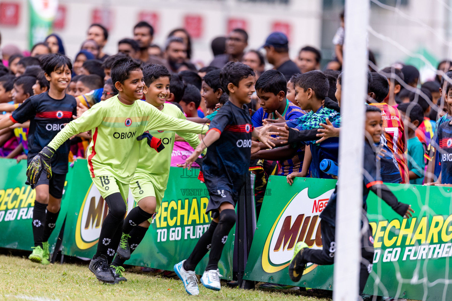 Day 3 of MILO SVAM Juniors 2025 (U-8) was held at Henveiru Stadium in Male', Maldives on Saturday, 28th June 2025. 
Photos: Hassan Simah / images.mv