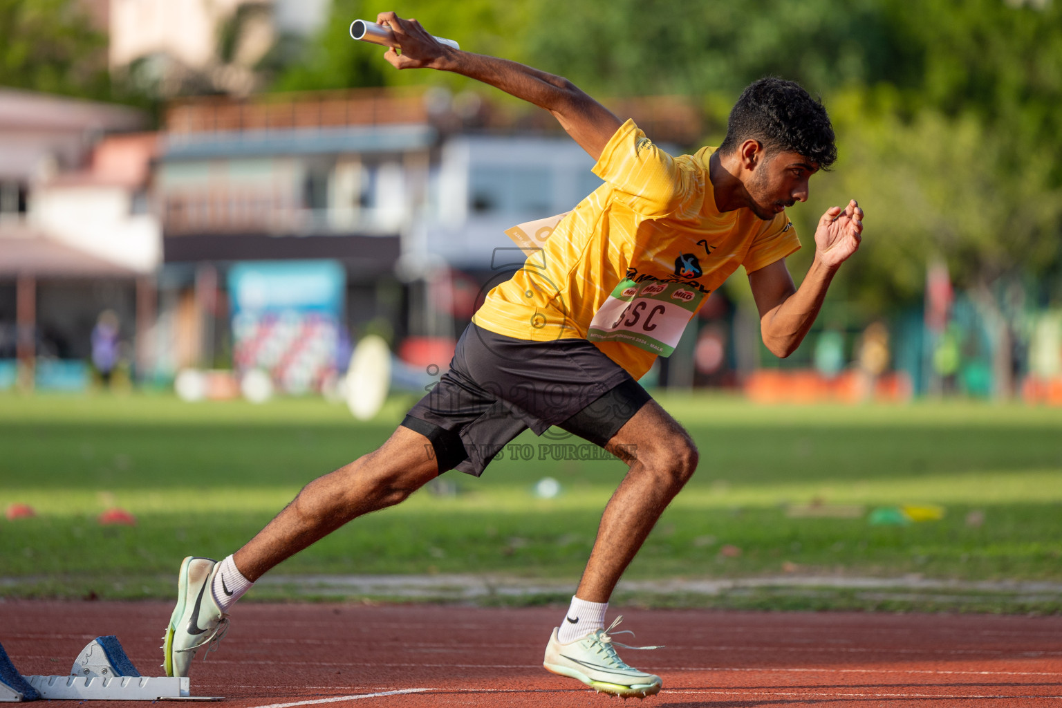 Day 3 of 33rd National Athletics Championship was held in Ekuveni Track at Male', Maldives on Saturday, 7th September 2024. Photos: Suaadh Abdul Sattar / images.mv